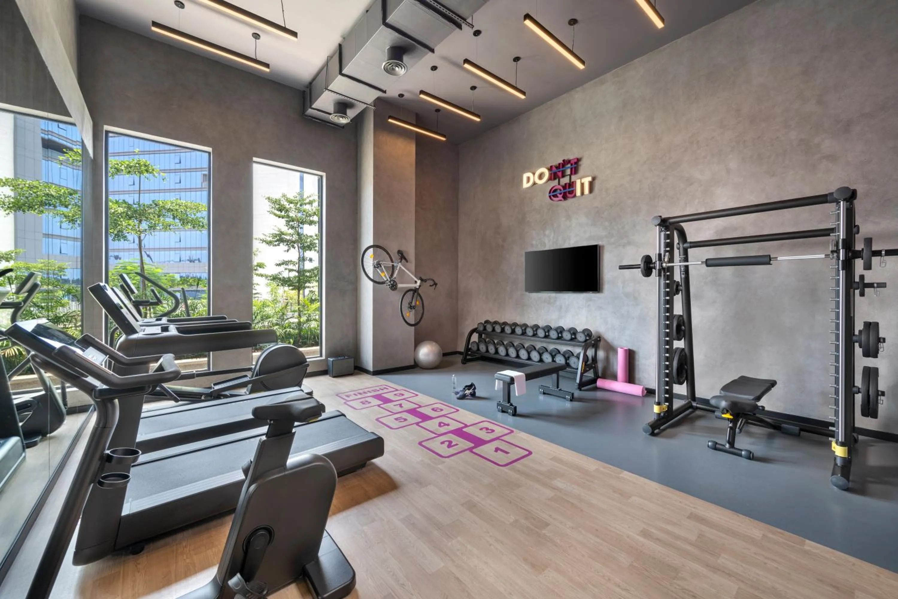 Fitness centre/facilities in Moxy Bengaluru Airport Prestige Tech Cloud
