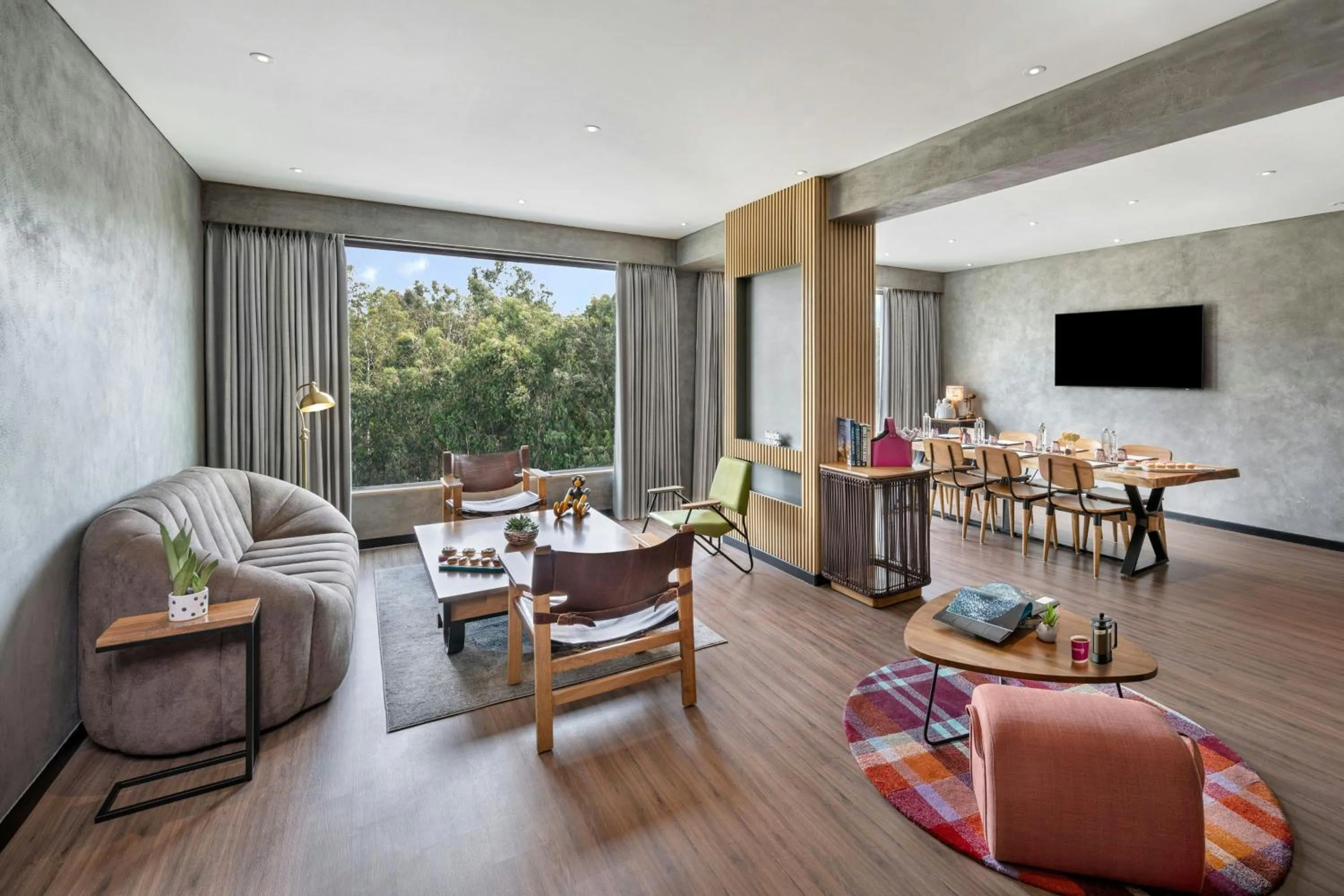 Lounge or bar in Moxy Bengaluru Airport Prestige Tech Cloud