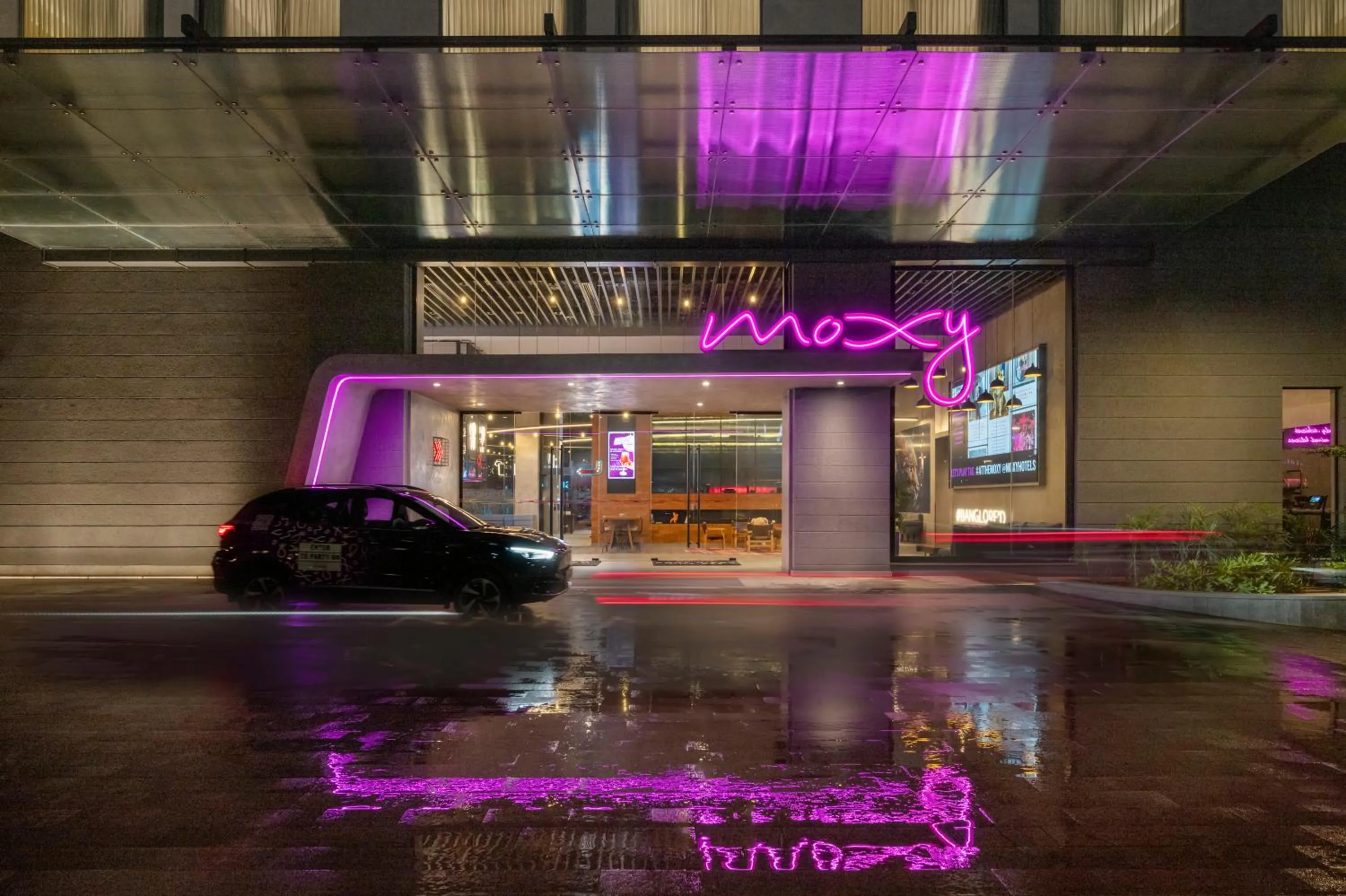 Facade/entrance in Moxy Bengaluru Airport Prestige Tech Cloud
