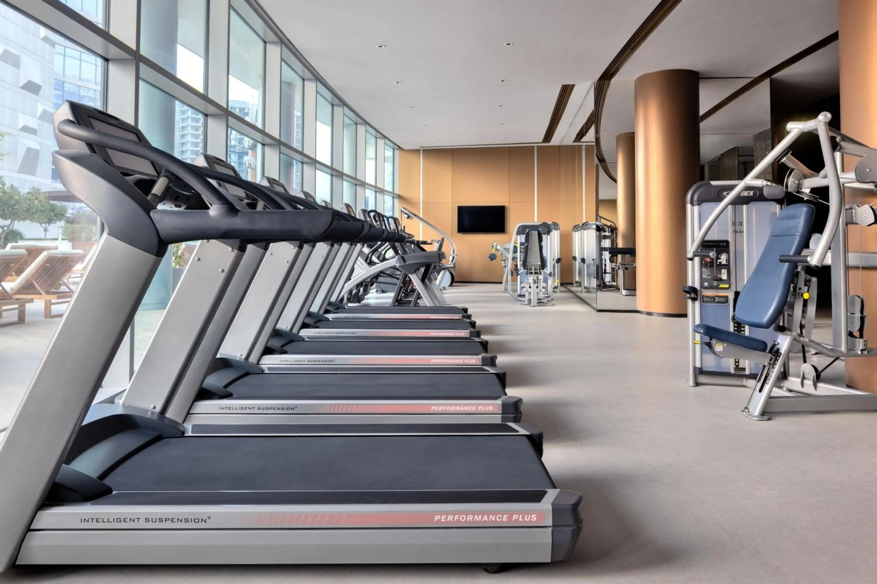 Fitness centre/facilities in Marriott Marquis Dubai Creek