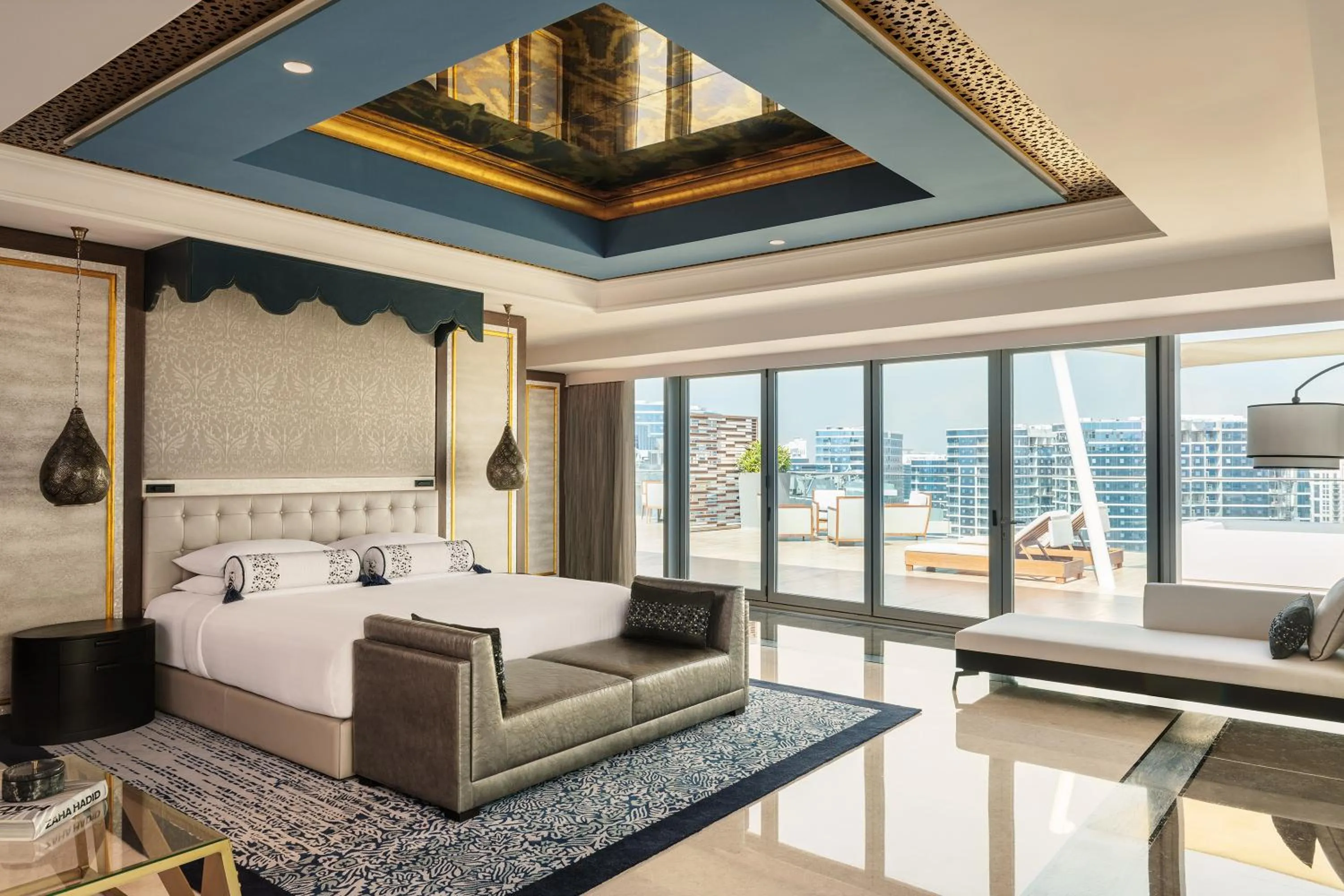 Bedroom, Bed in Marriott Marquis Dubai Creek