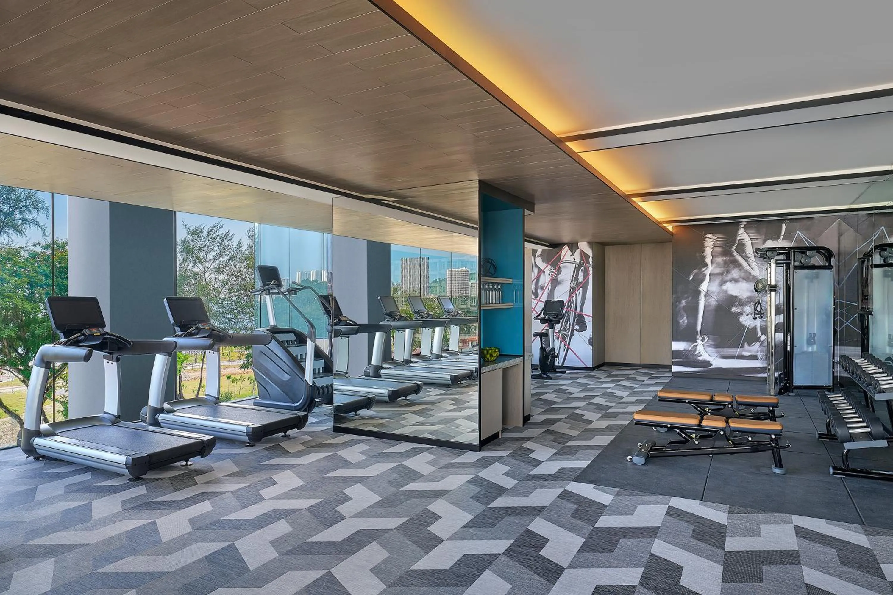Fitness centre/facilities in Penang Marriott Hotel