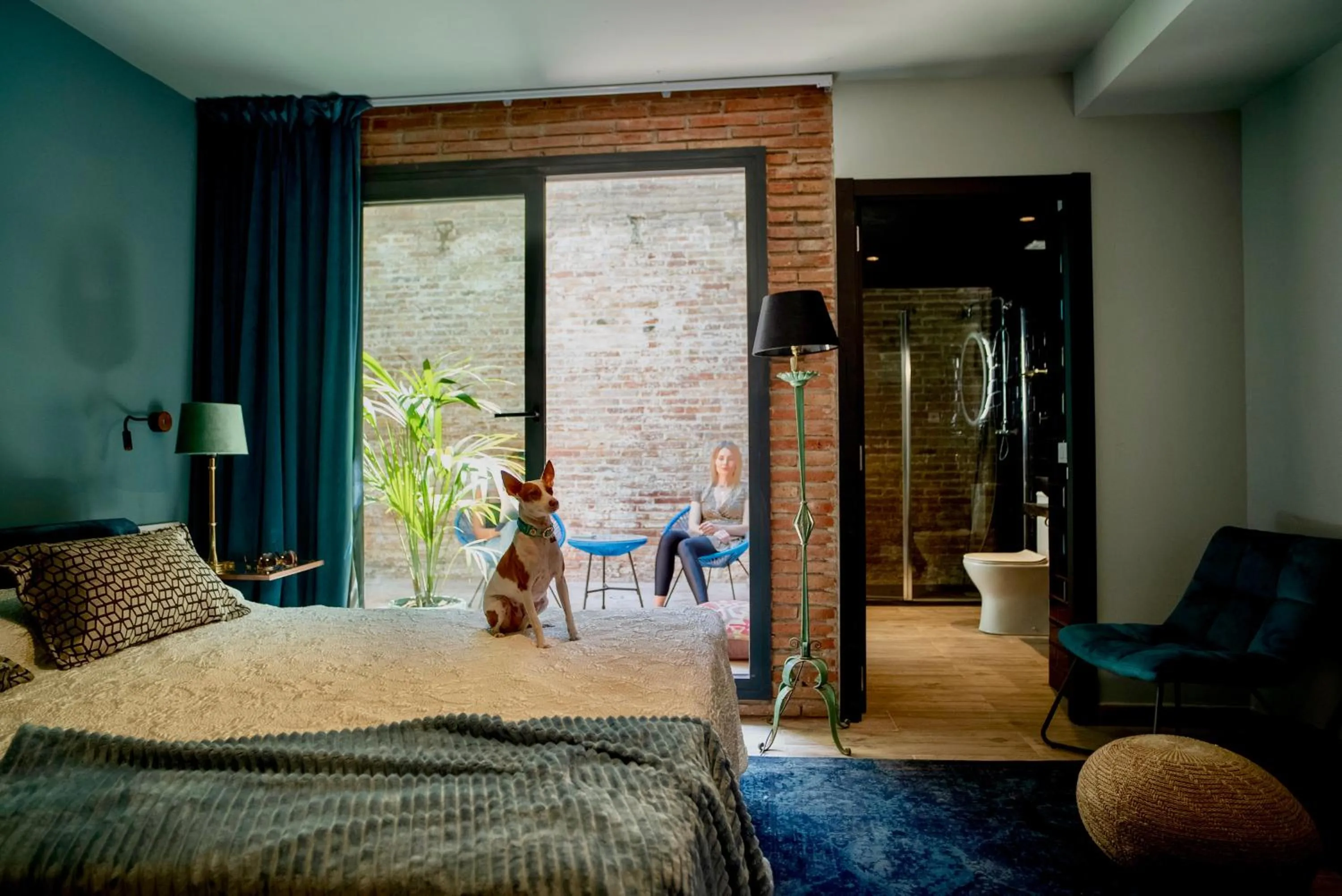 Bed in Hotel Lincoln Lounge