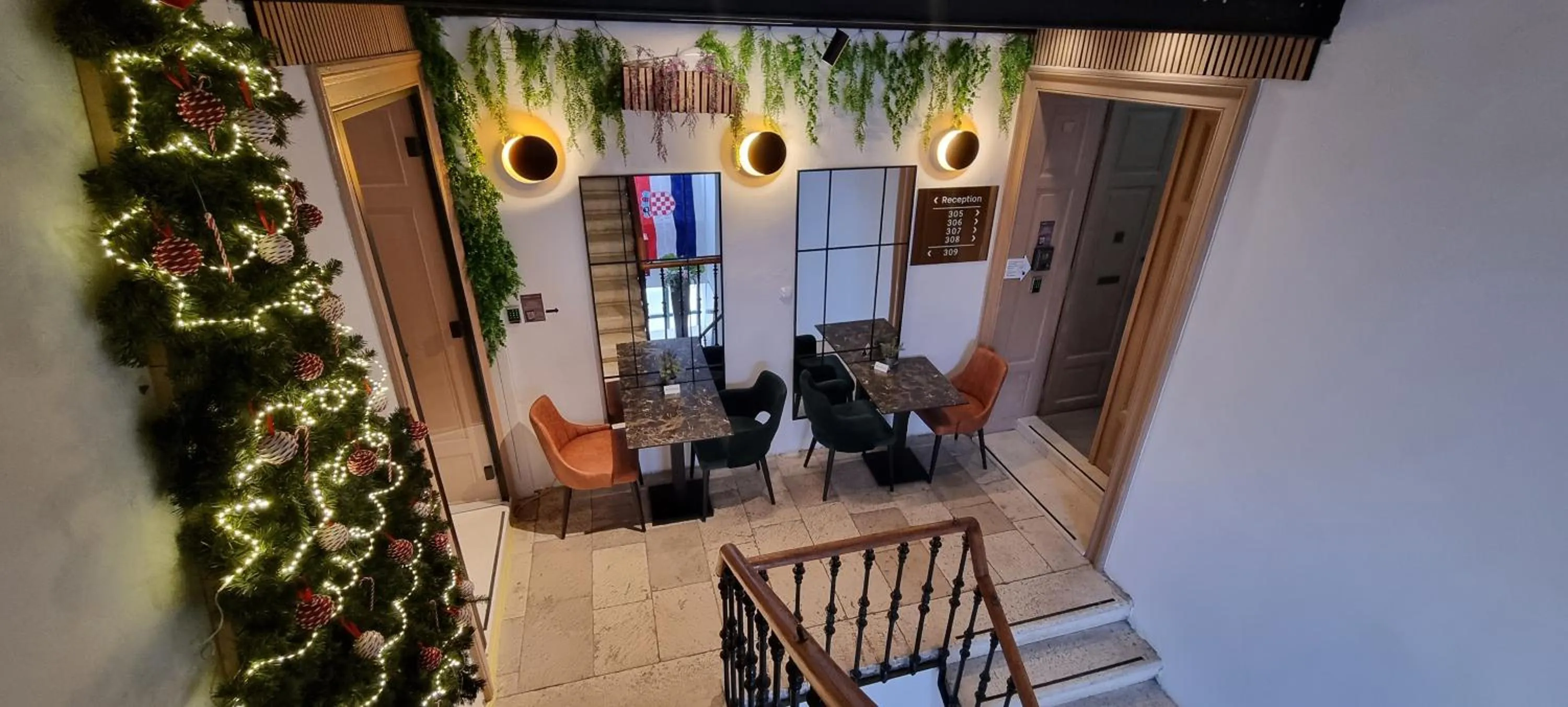 Seating area in A Heritage Split