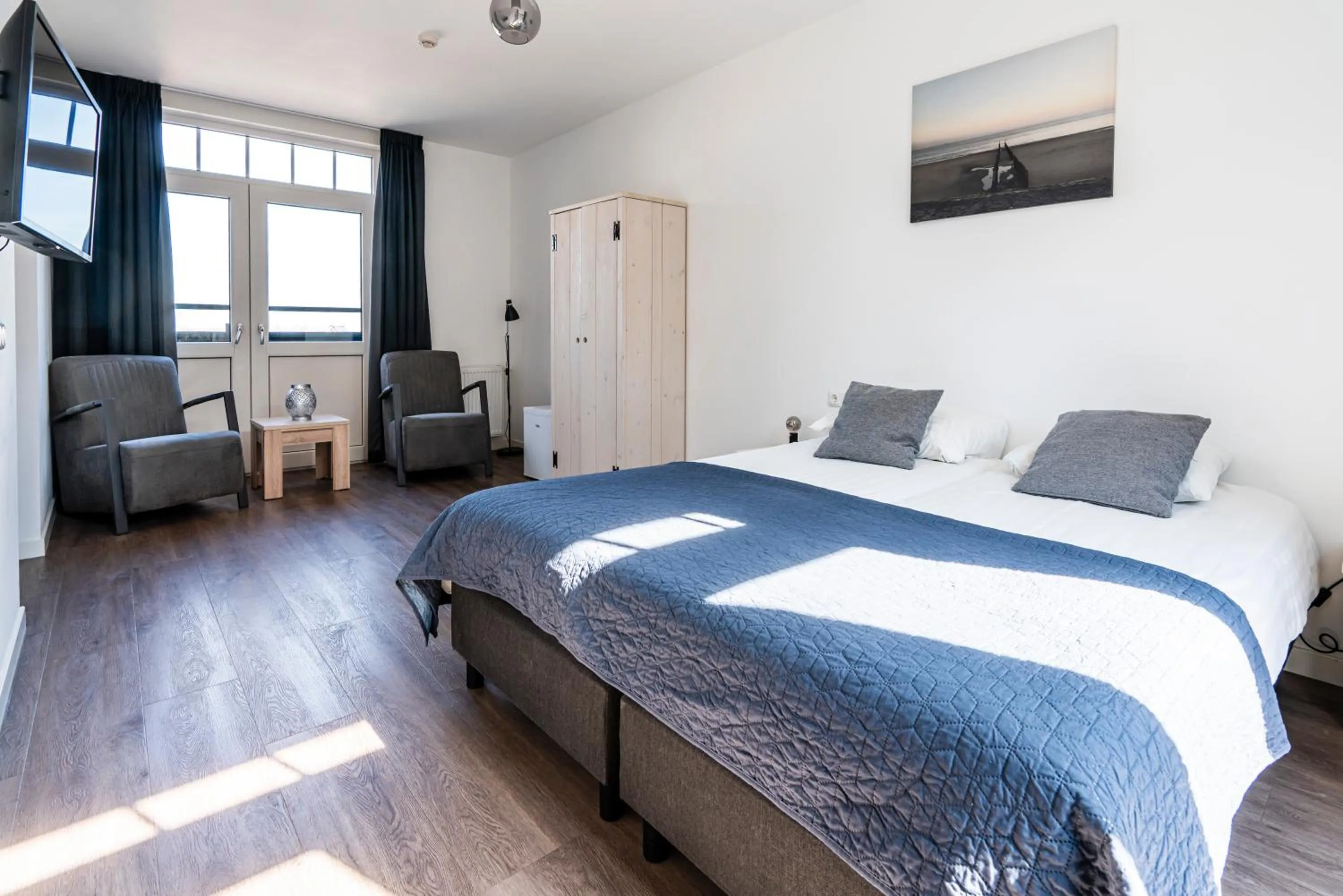 Bed in Duinhotel Haga