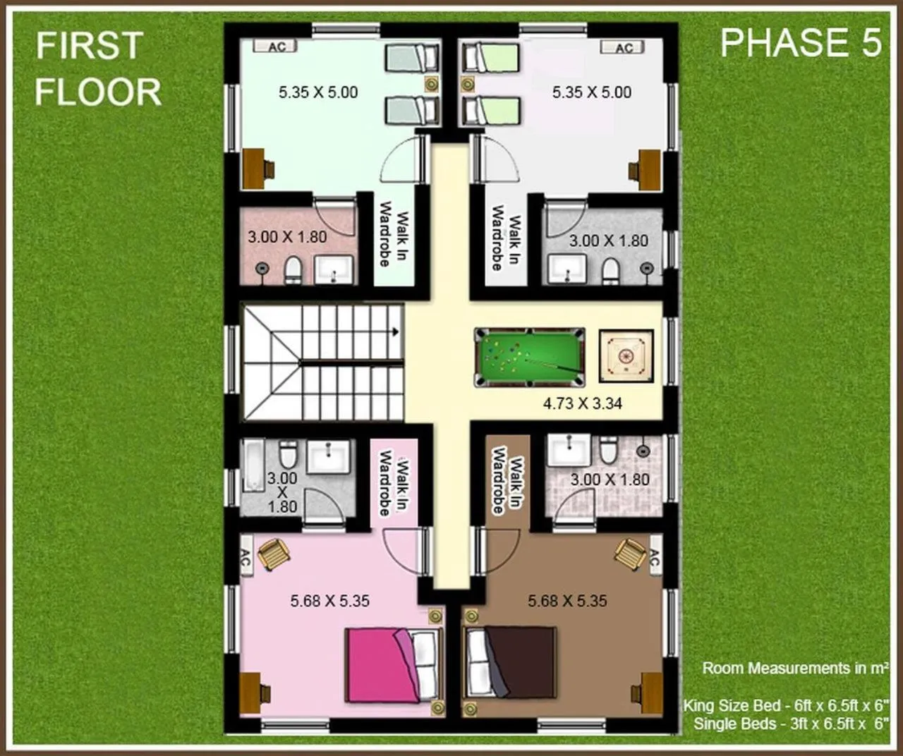 Bird's eye view in Villa Calangute Phase 5