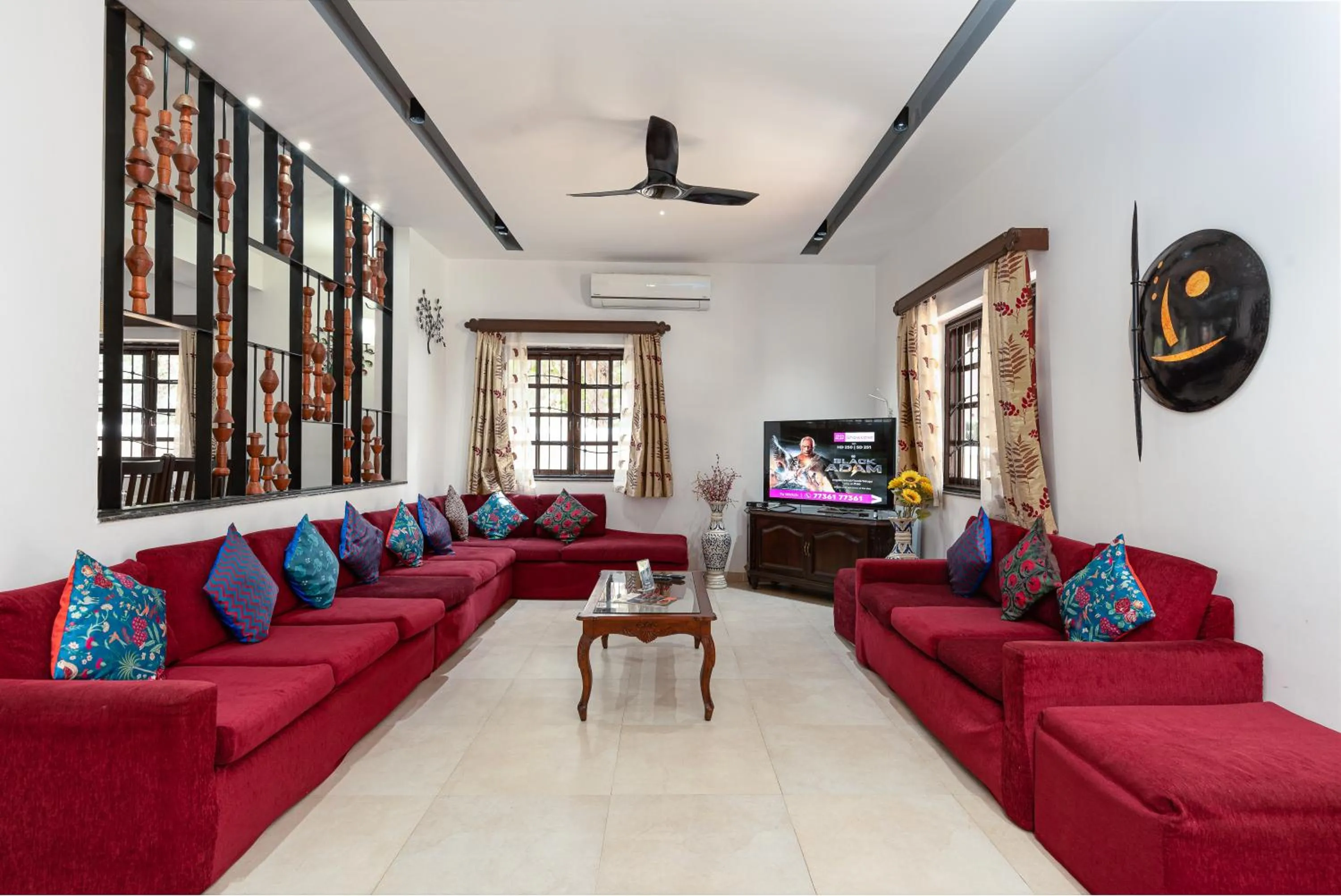 Communal lounge/ TV room in Villa Calangute Phase 5