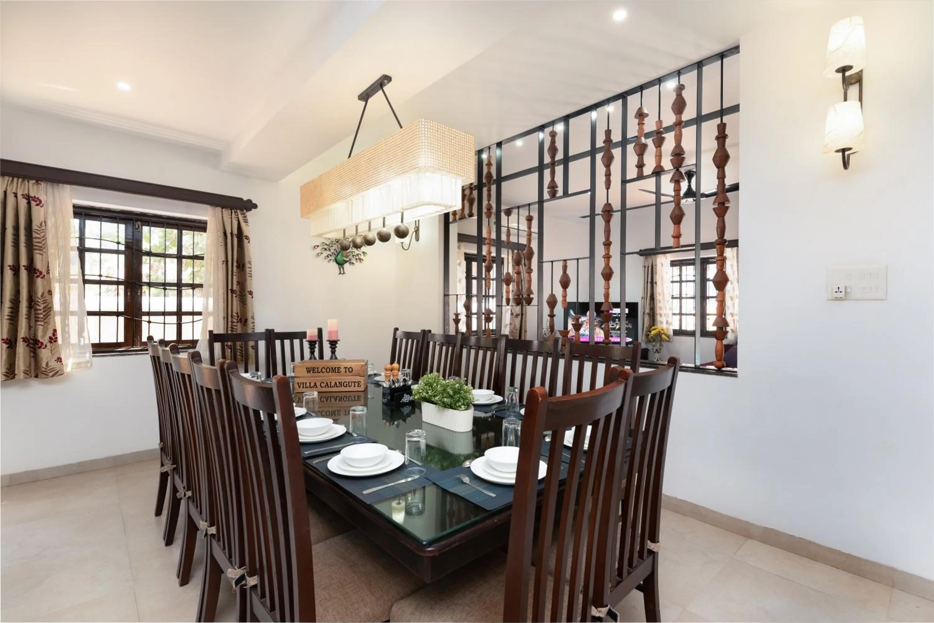 Dining area in Villa Calangute Phase 5