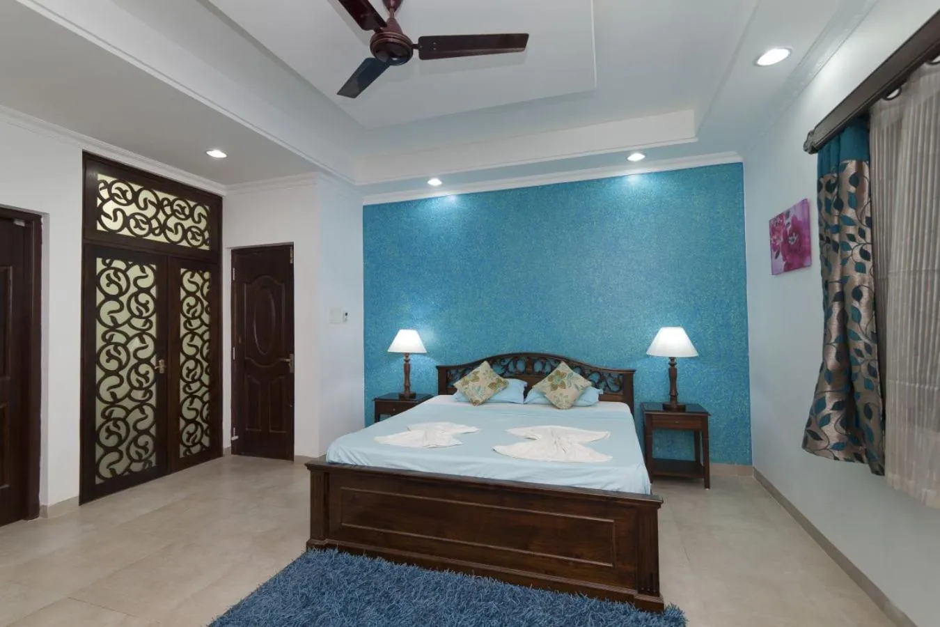 Bedroom, Bed in Villa Calangute Phase 5