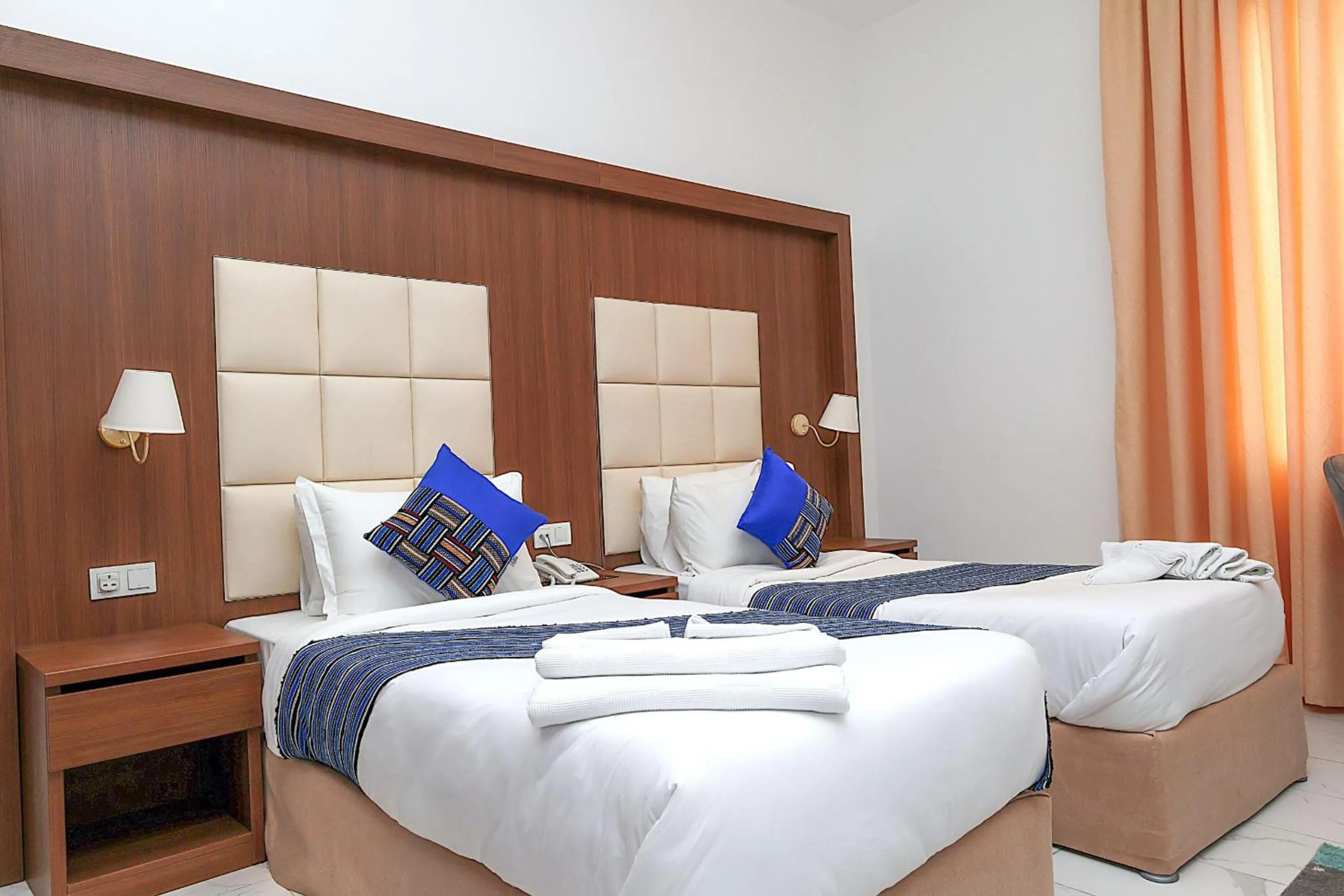 Bed in San Marino Hotel