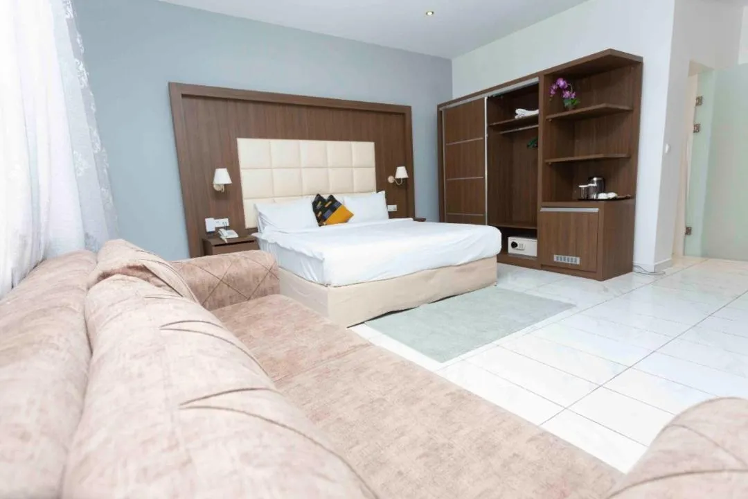 Bed in San Marino Hotel