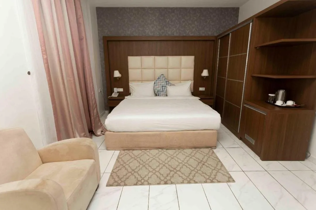 Bed in San Marino Hotel