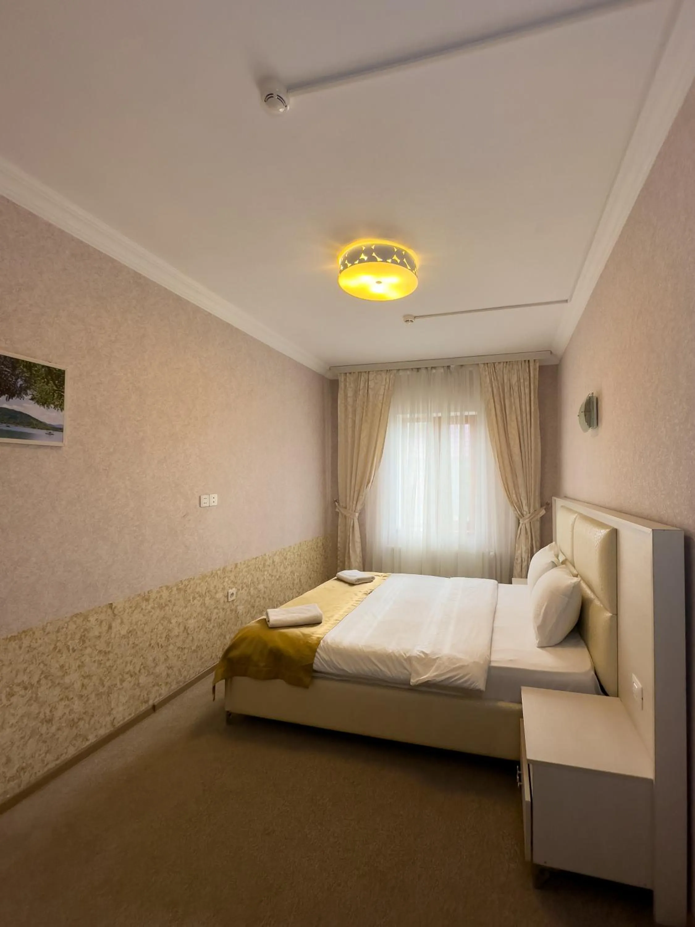 Bed in Gabala Yeddi Gozel Hotel