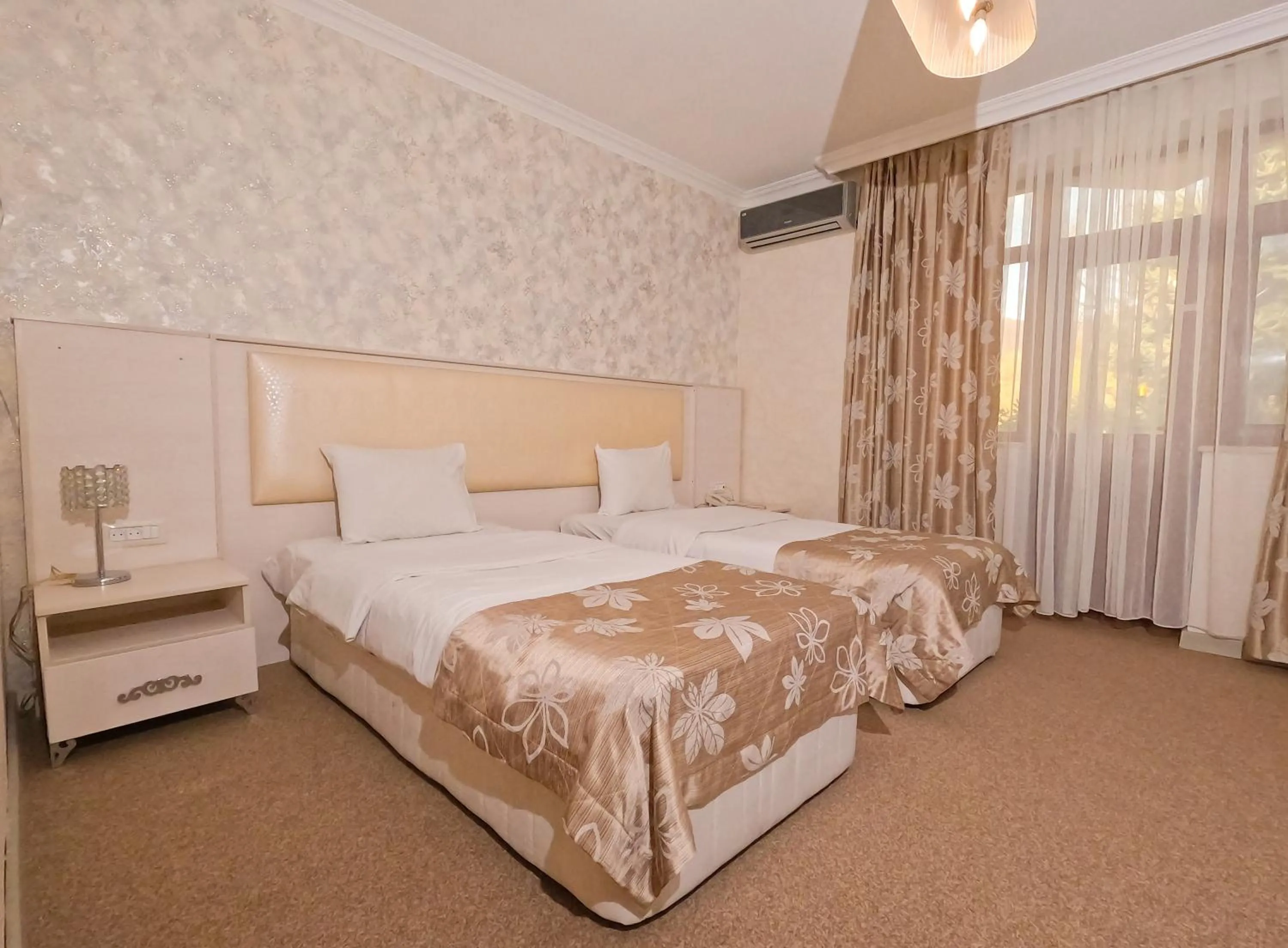 Bedroom, Bed in Gabala Yeddi Gozel Hotel