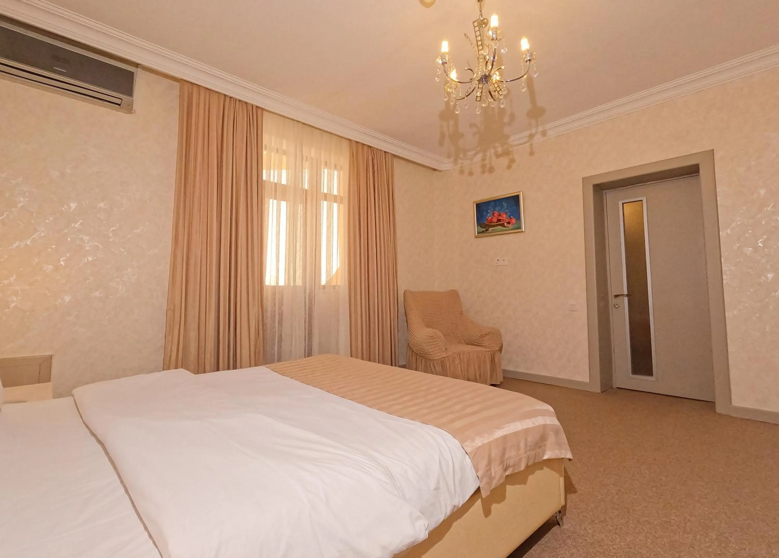 Bed in Gabala Yeddi Gozel Hotel