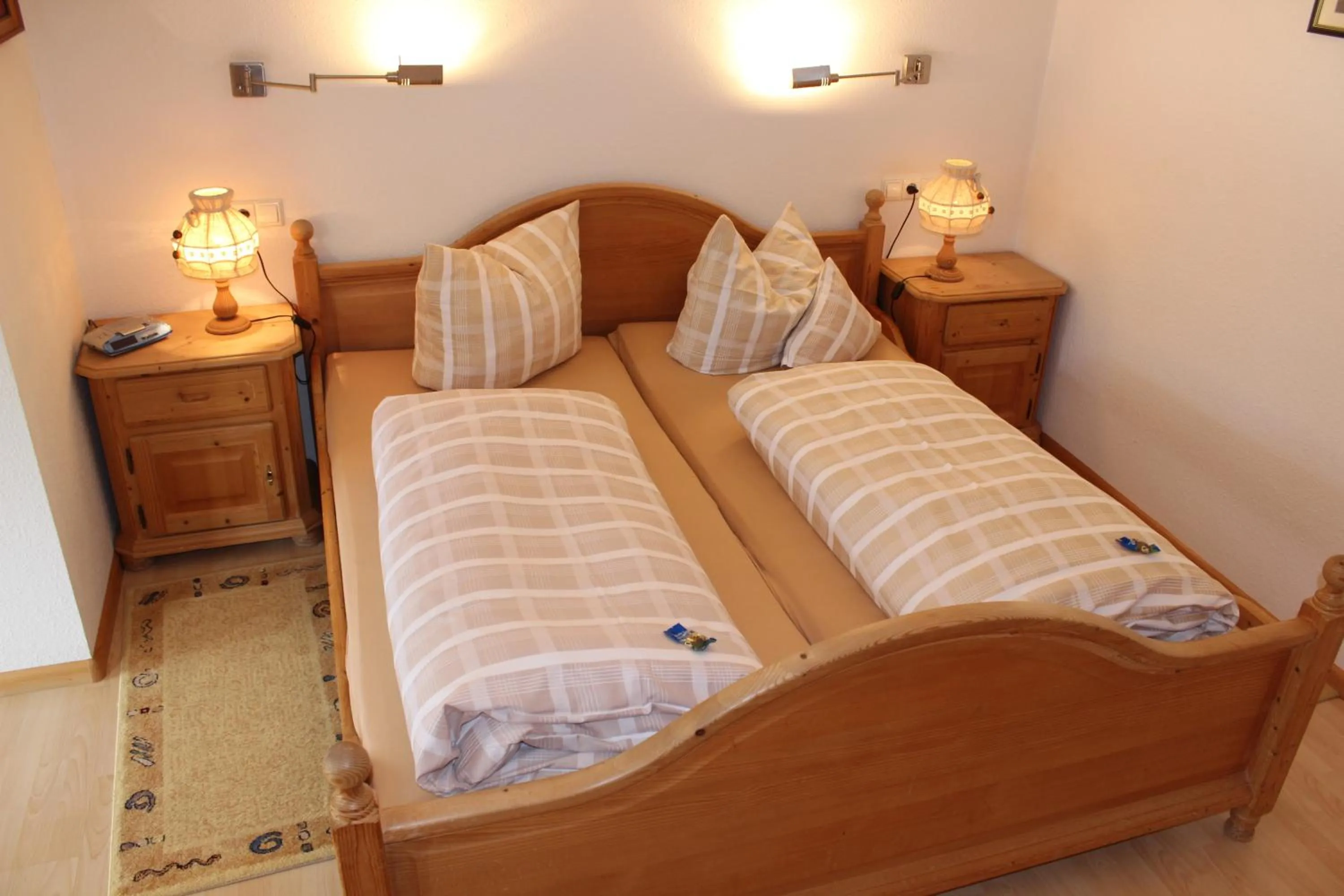 Bed in Landgasthof zum Schützen