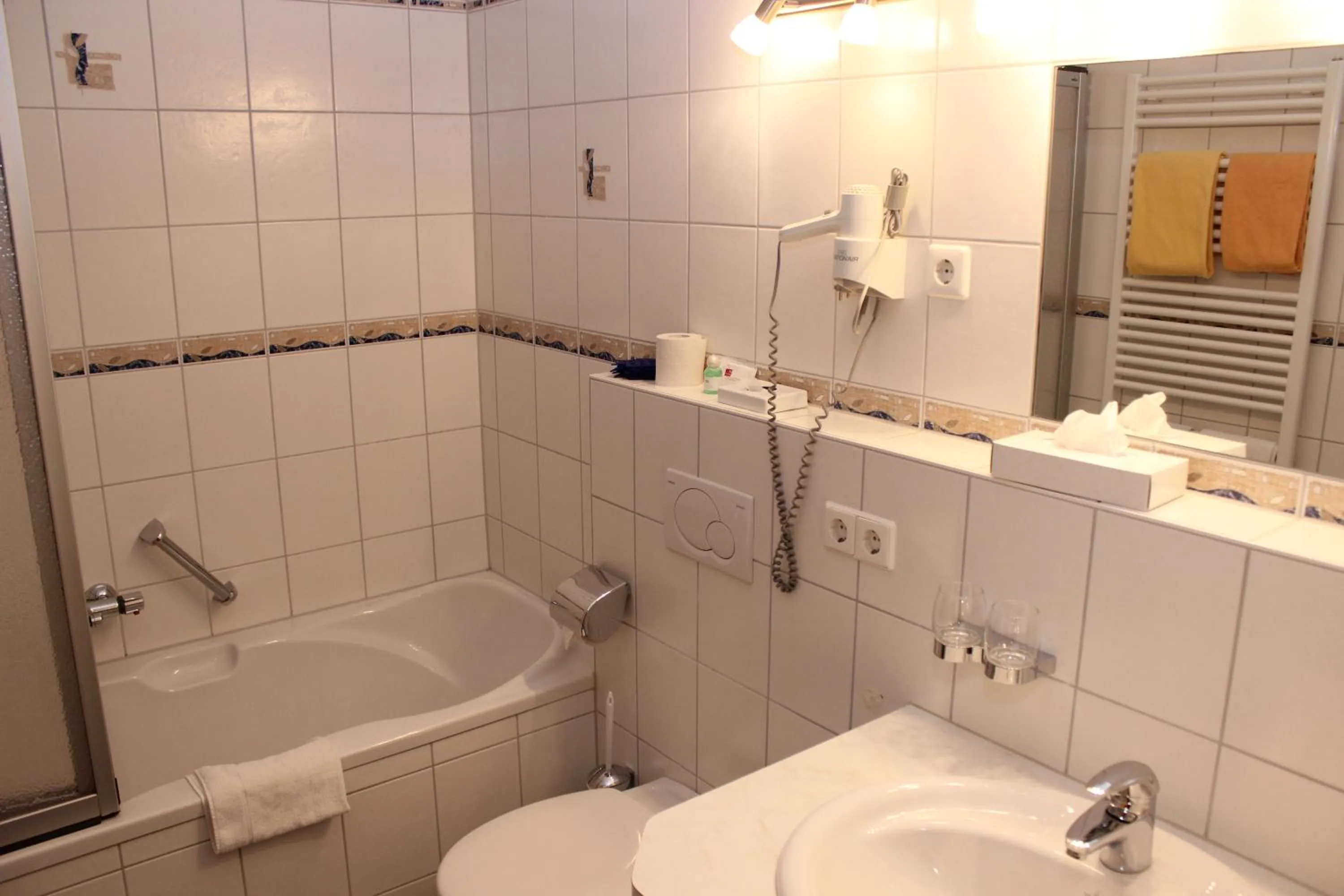 Bathroom in Landgasthof zum Schützen