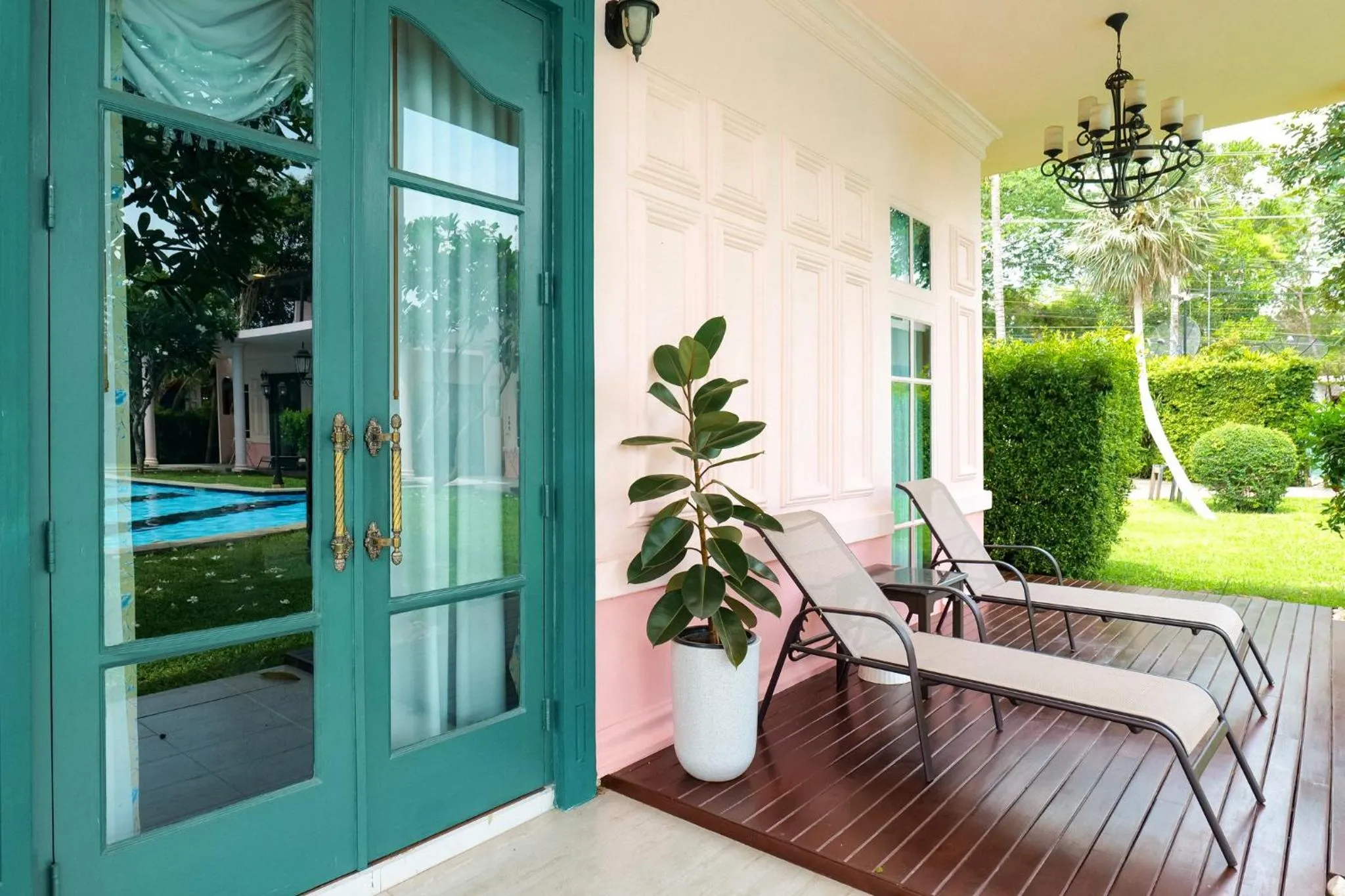 Patio in The Sea-Cret Garden Hua Hin