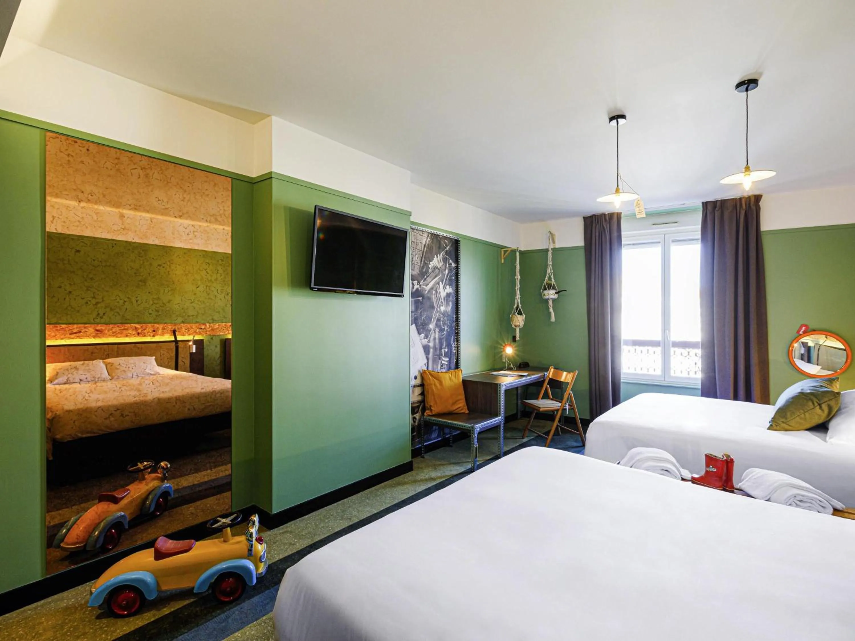 Bedroom, Bed in Greet Hotel Lyon Confluence