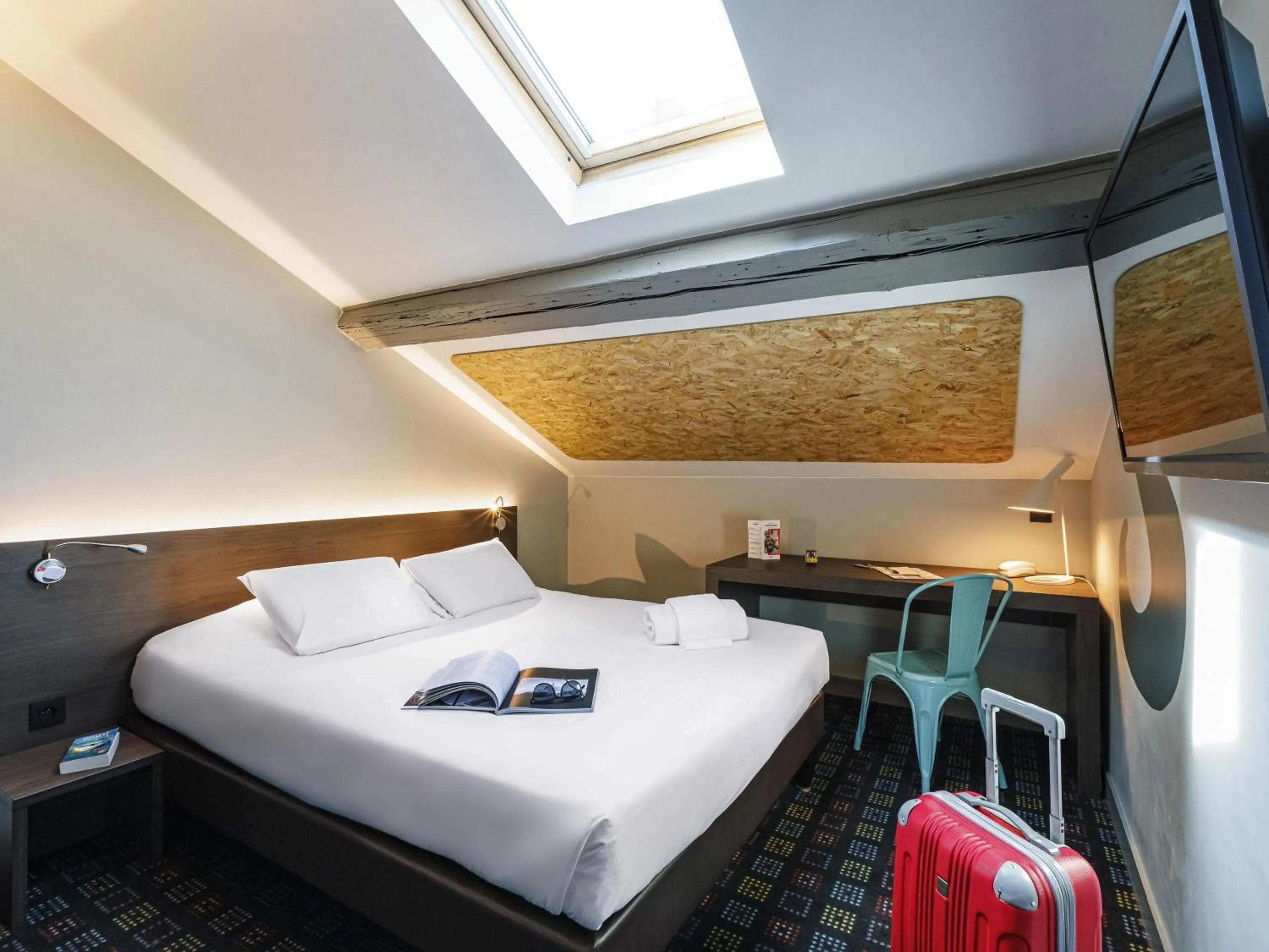 Bedroom, Bed in Greet Hotel Lyon Confluence