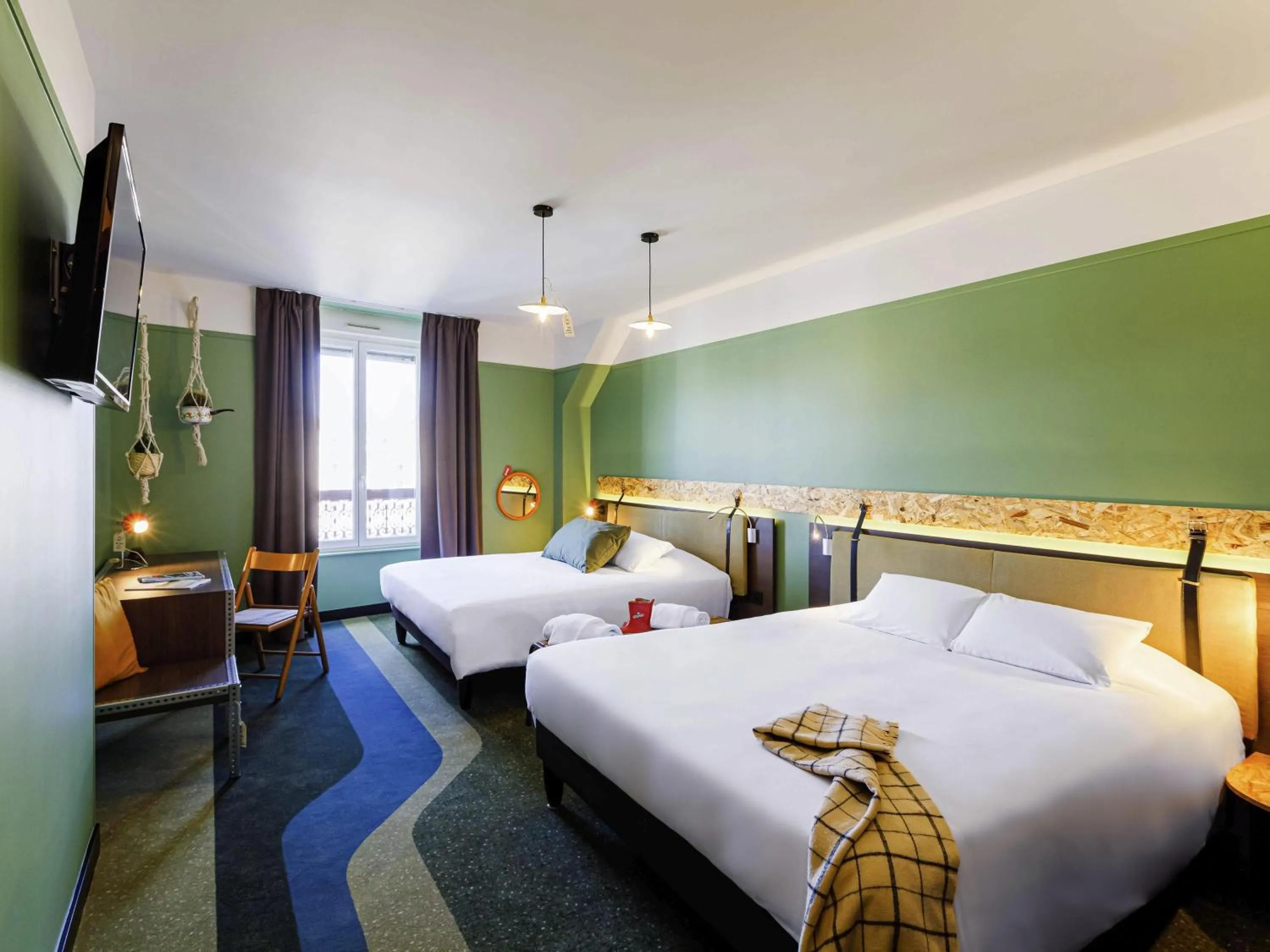 Bedroom, Bed in Greet Hotel Lyon Confluence