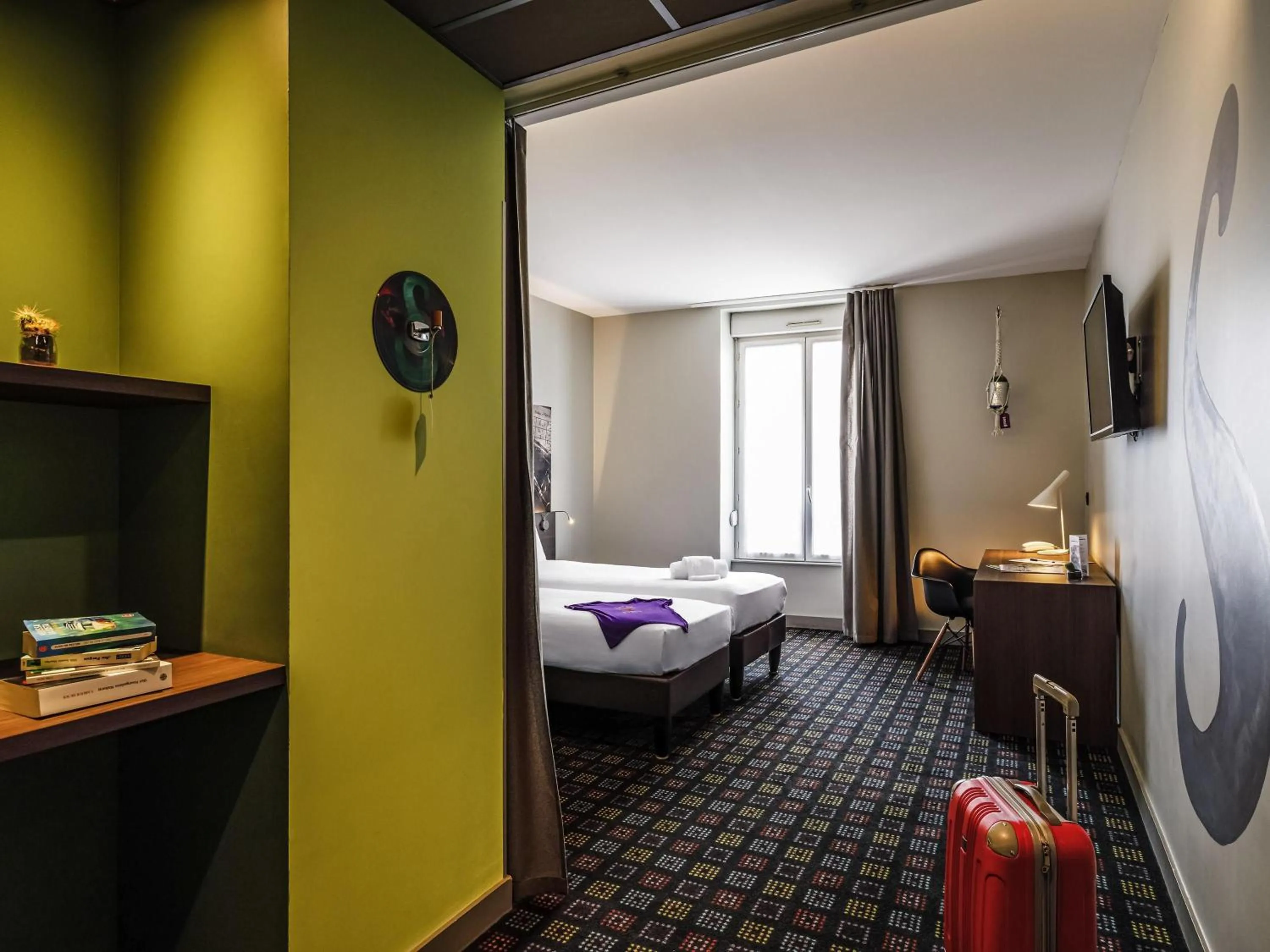 Bedroom, Bed in Greet Hotel Lyon Confluence