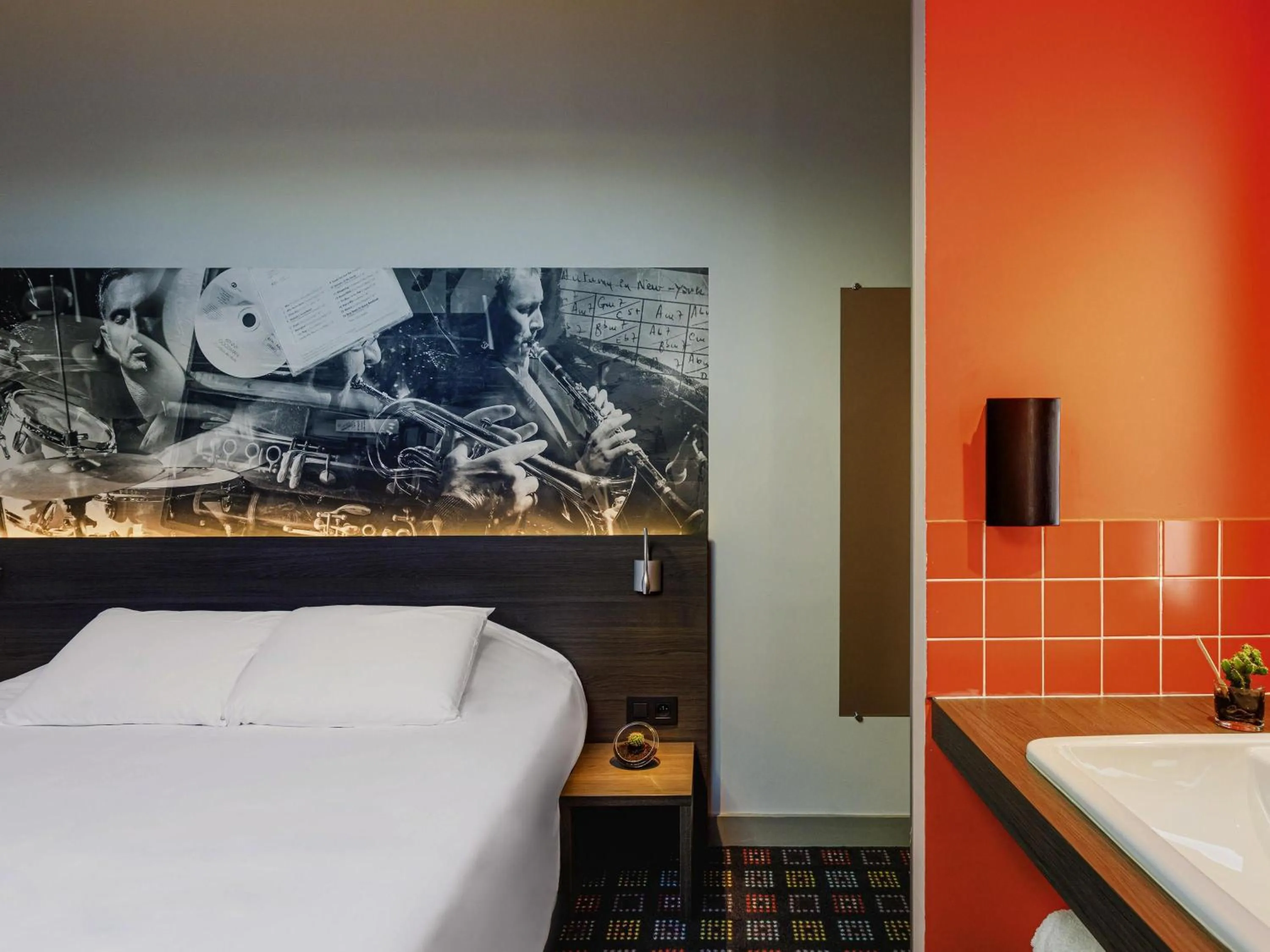 Bedroom, Bed in Greet Hotel Lyon Confluence