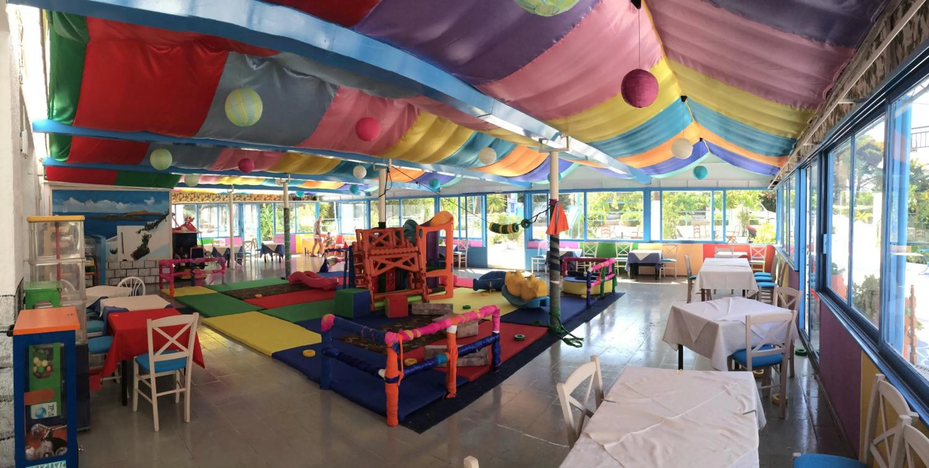 Children play ground in Romantza Mare