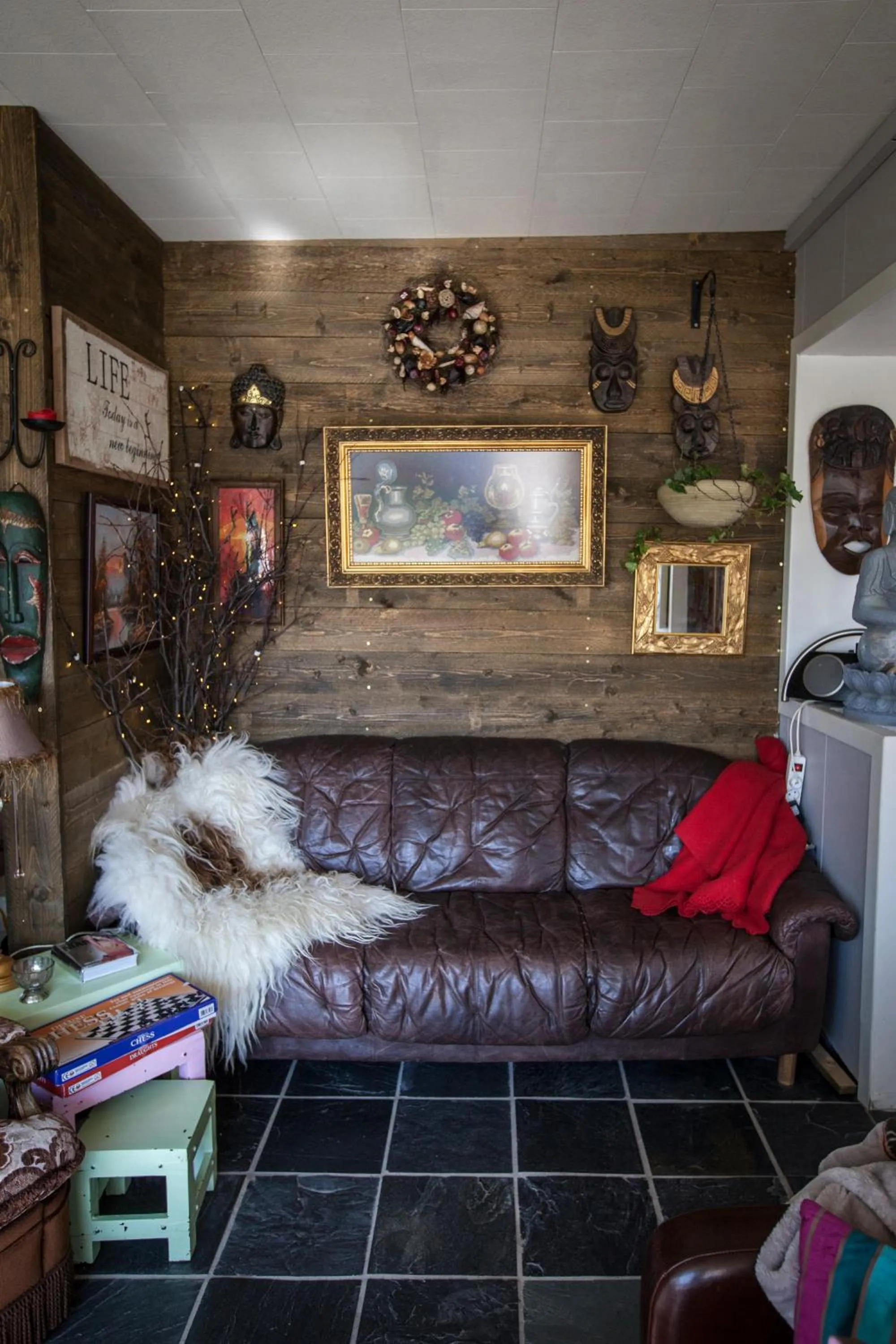 Property building in Blómasetrið Homestay