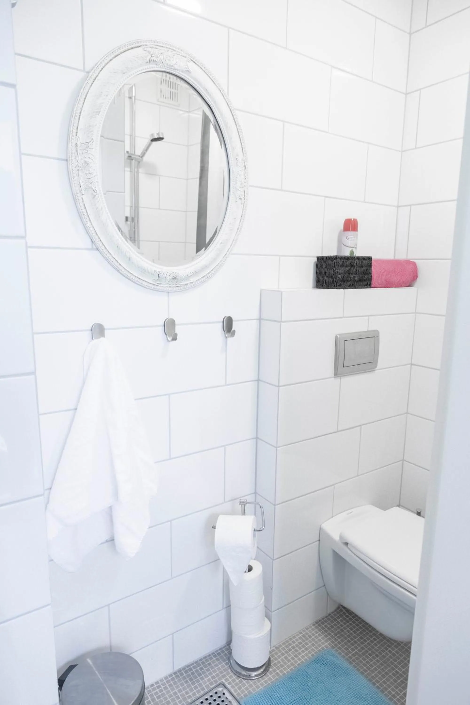 Toilet in Blómasetrið Homestay