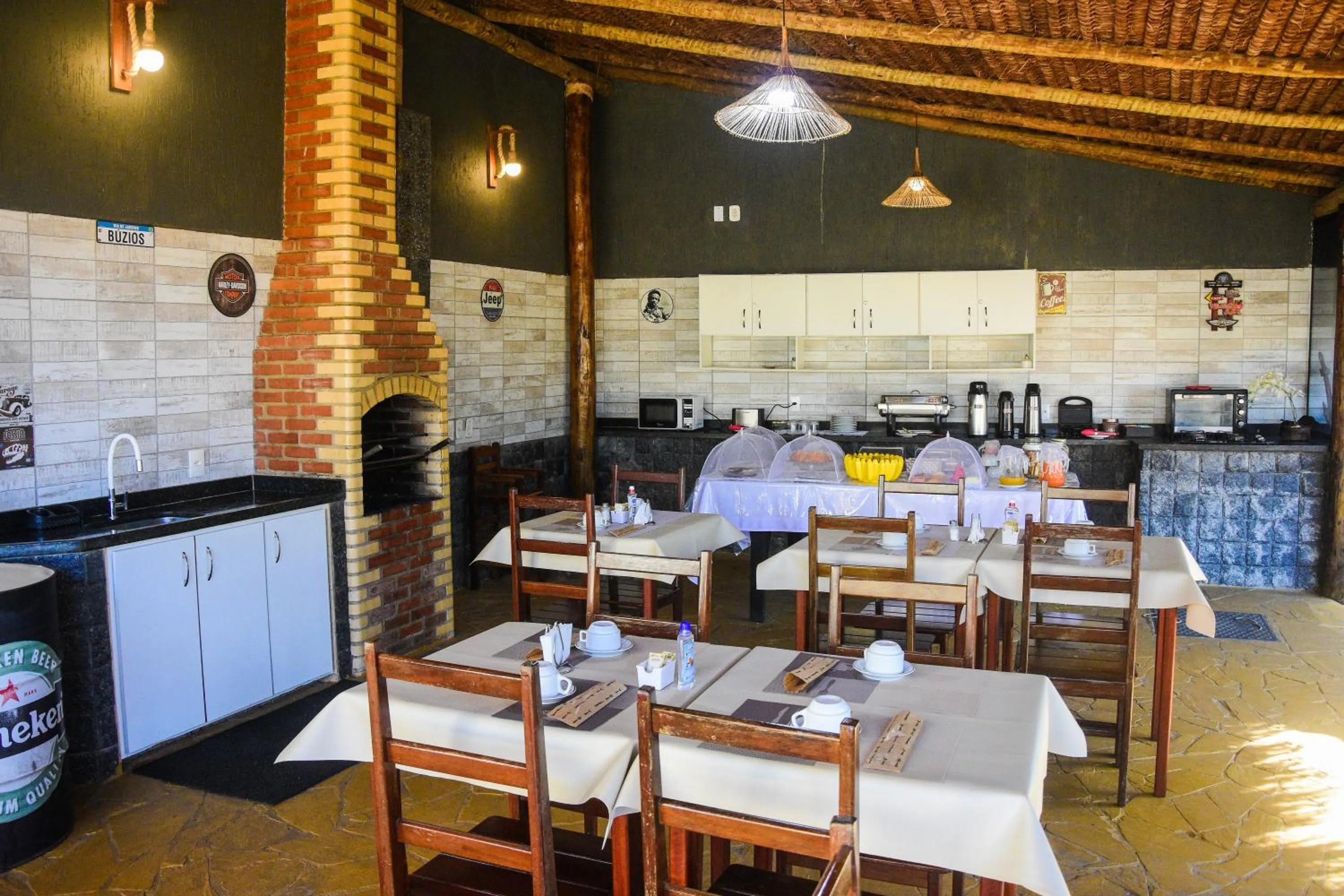 BBQ facilities in Pousada Juannas Buzios