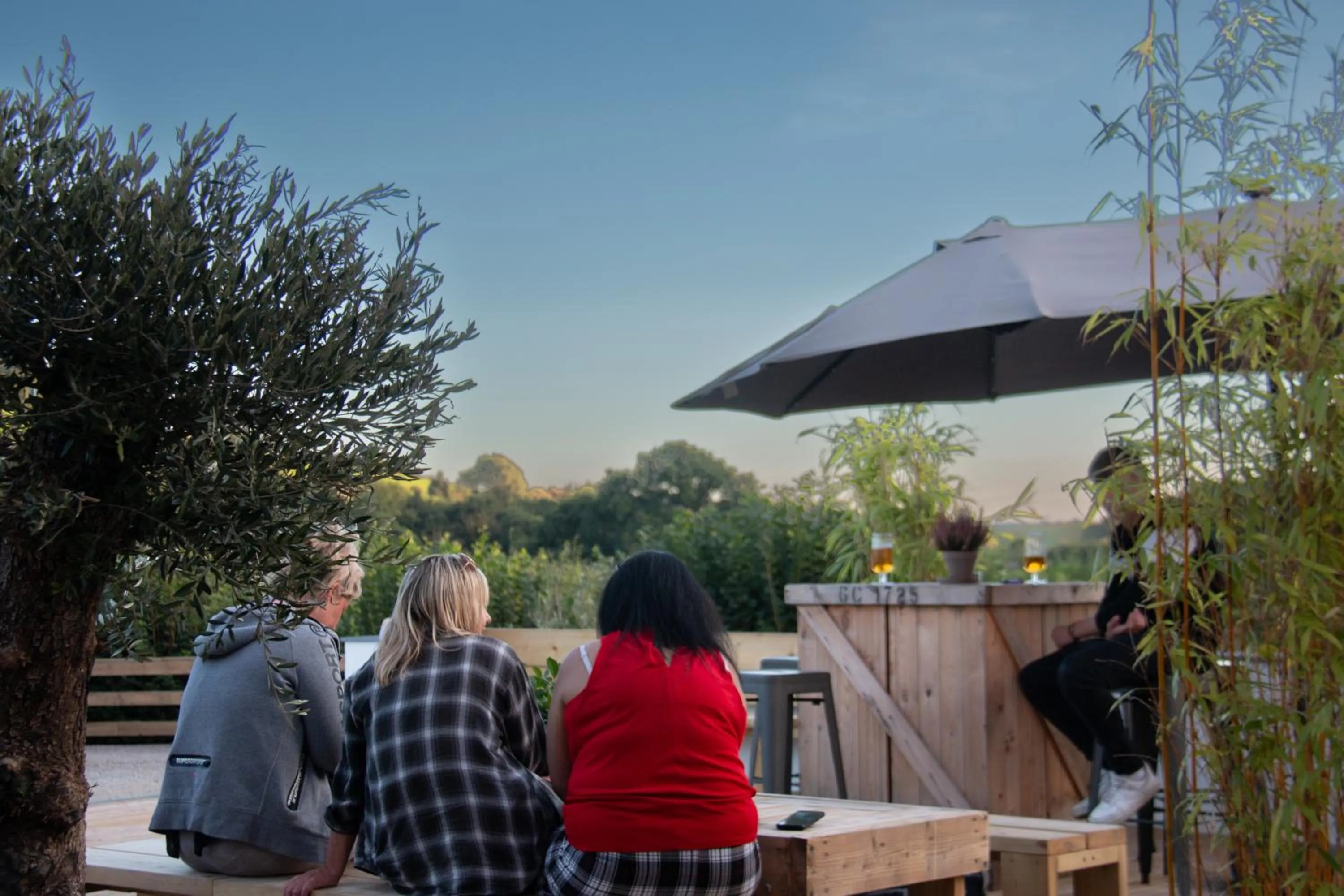 Patio in Dartmoor Lodge Hotel