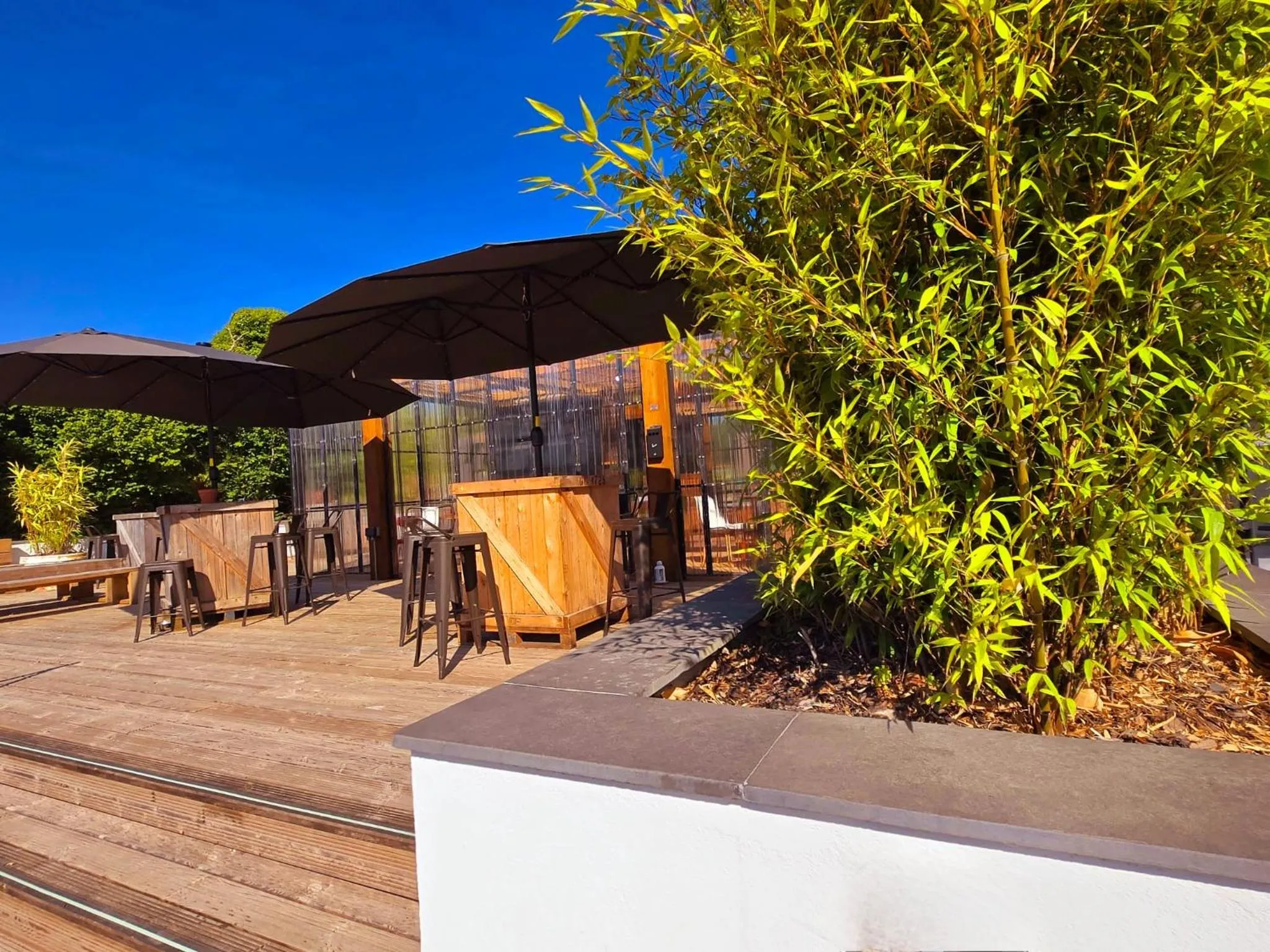 Patio in Dartmoor Lodge Hotel