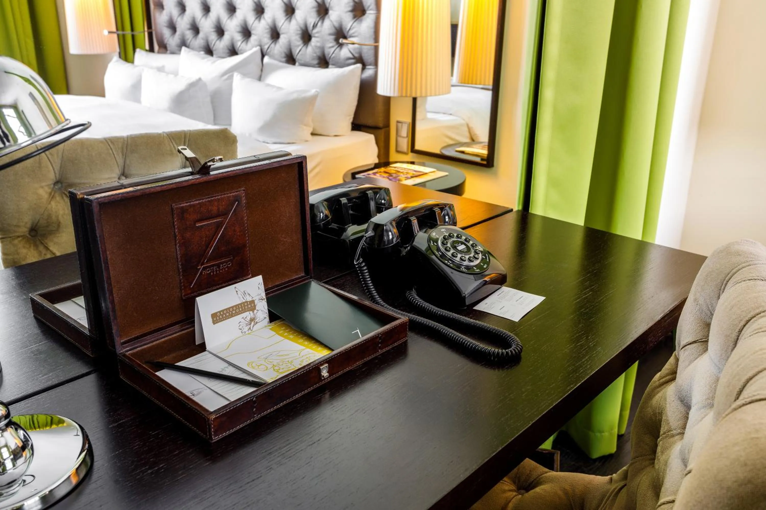 Decorative detail, Bed in Hotel Zoo Berlin