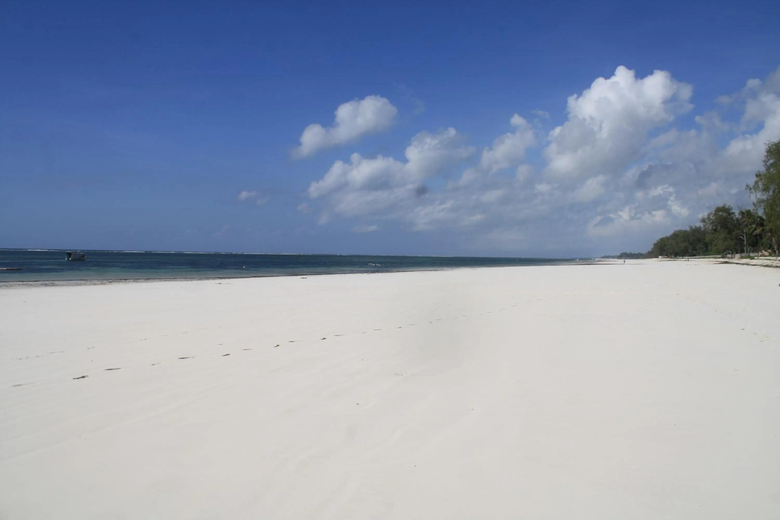 Beach in Diani Marine Divers Village