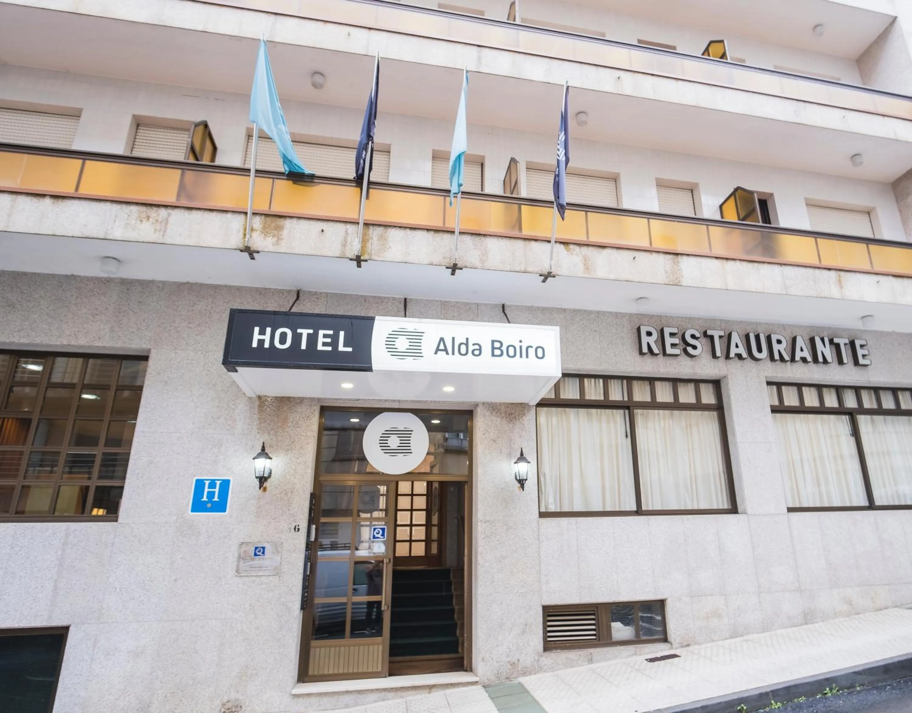 Property building in Hotel Alda Boiro