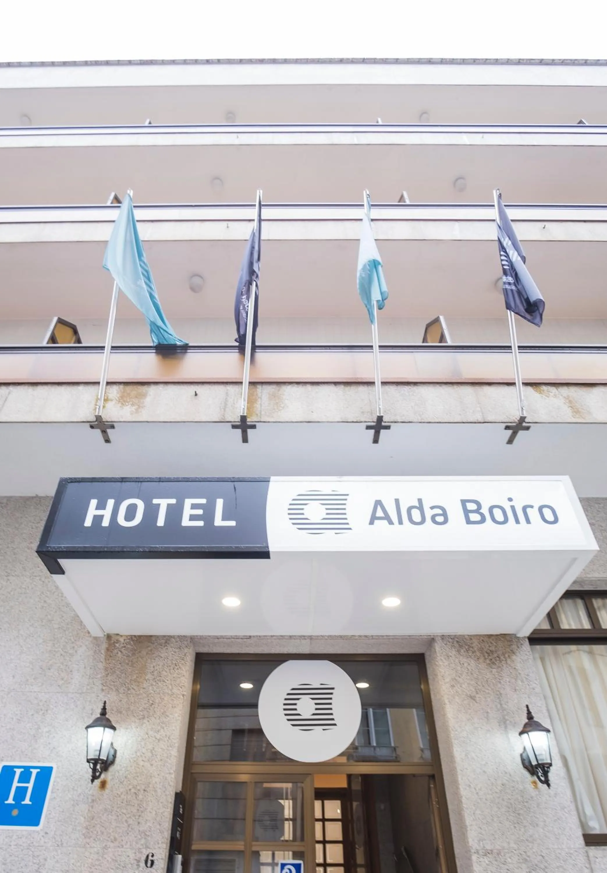 Property building in Hotel Alda Boiro