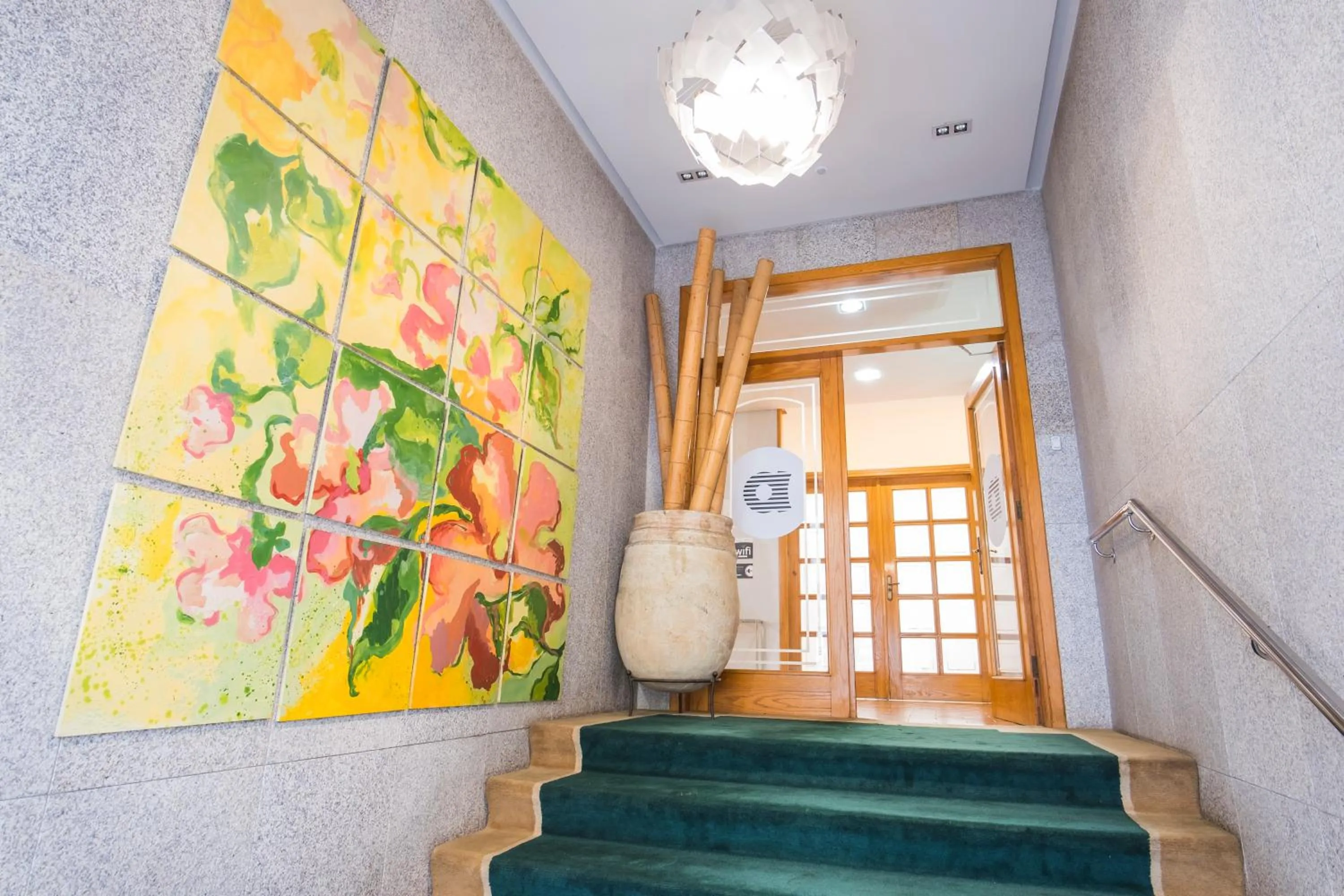 Lobby or reception in Hotel Alda Boiro