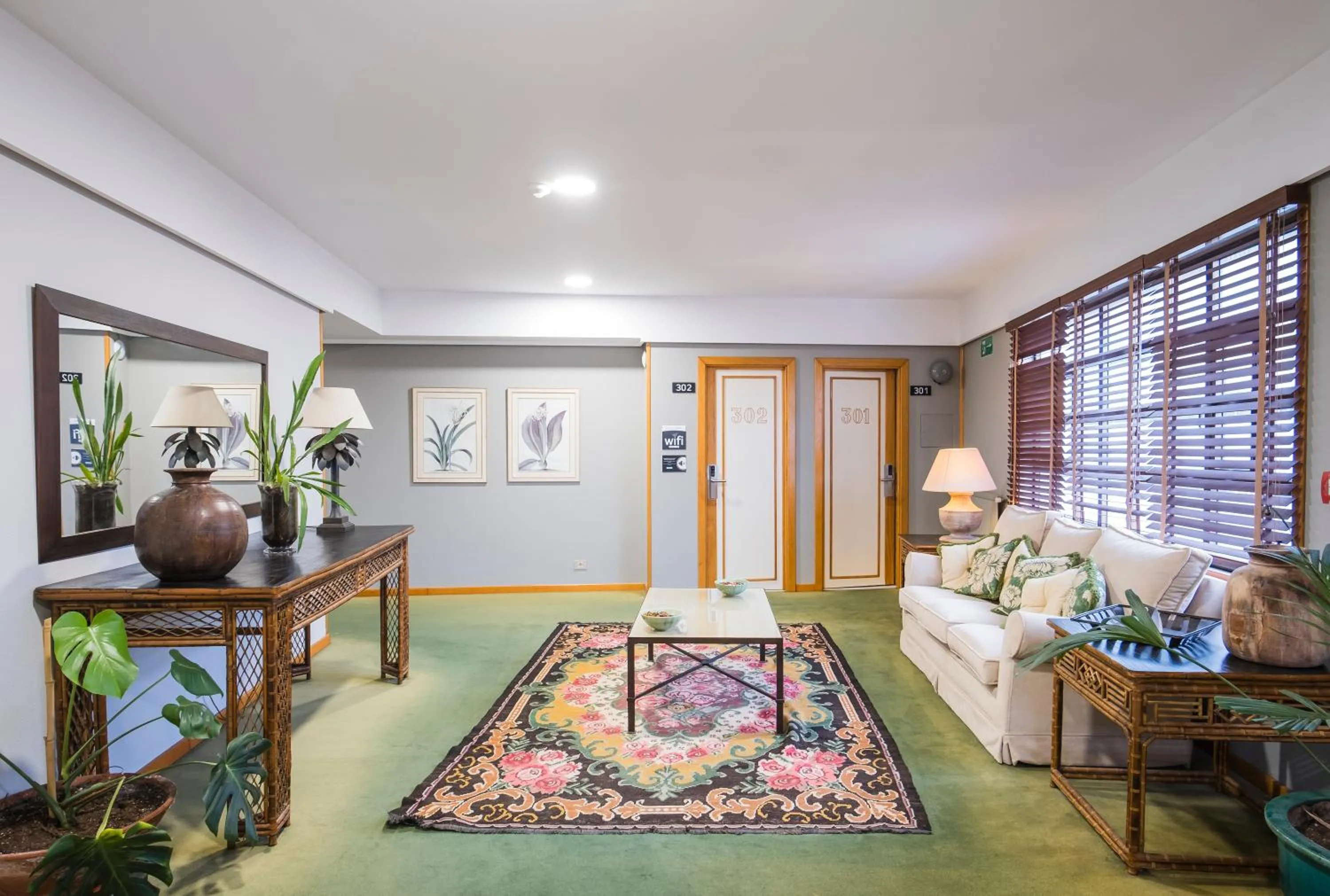 Living room in Hotel Alda Boiro