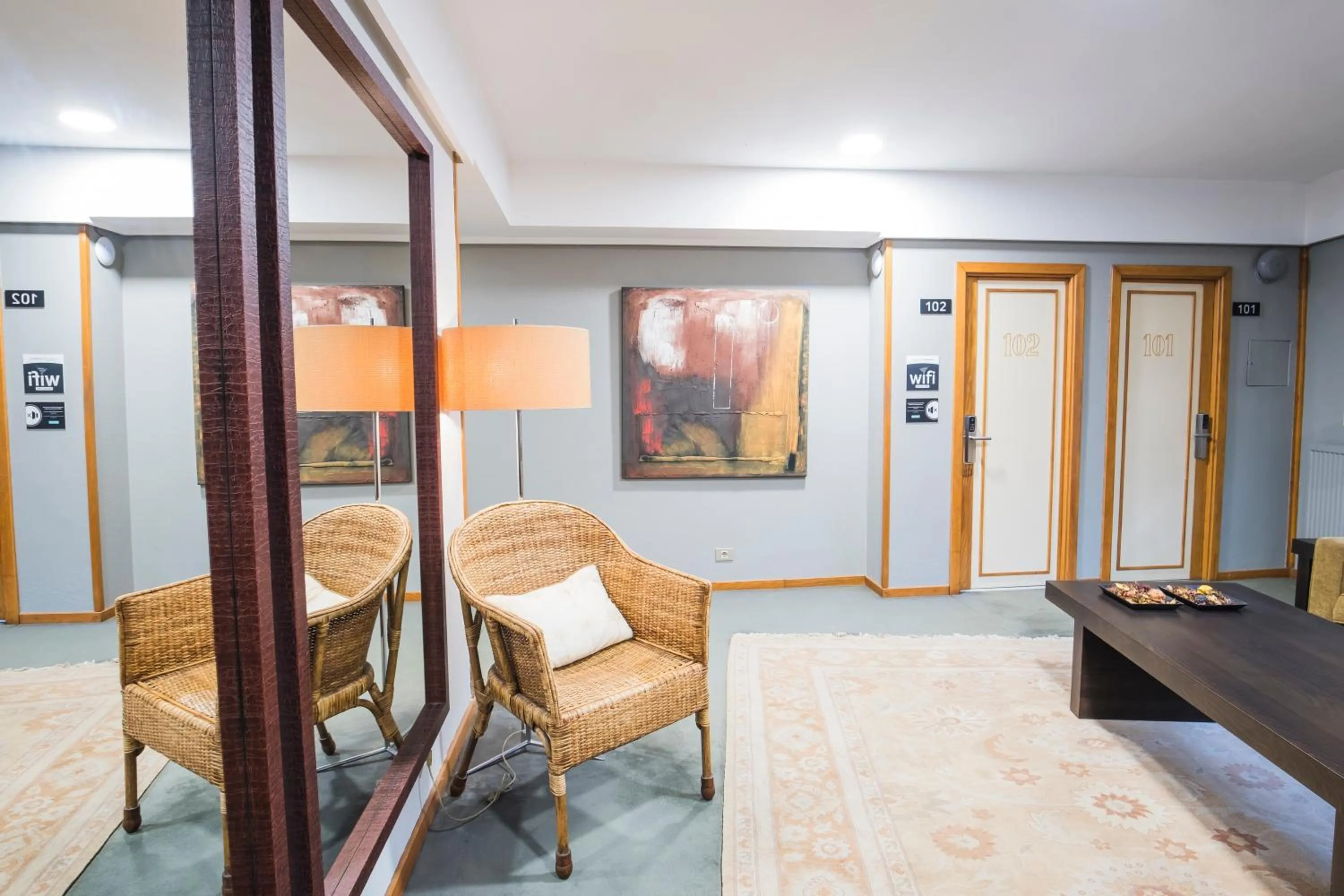 Living room in Hotel Alda Boiro