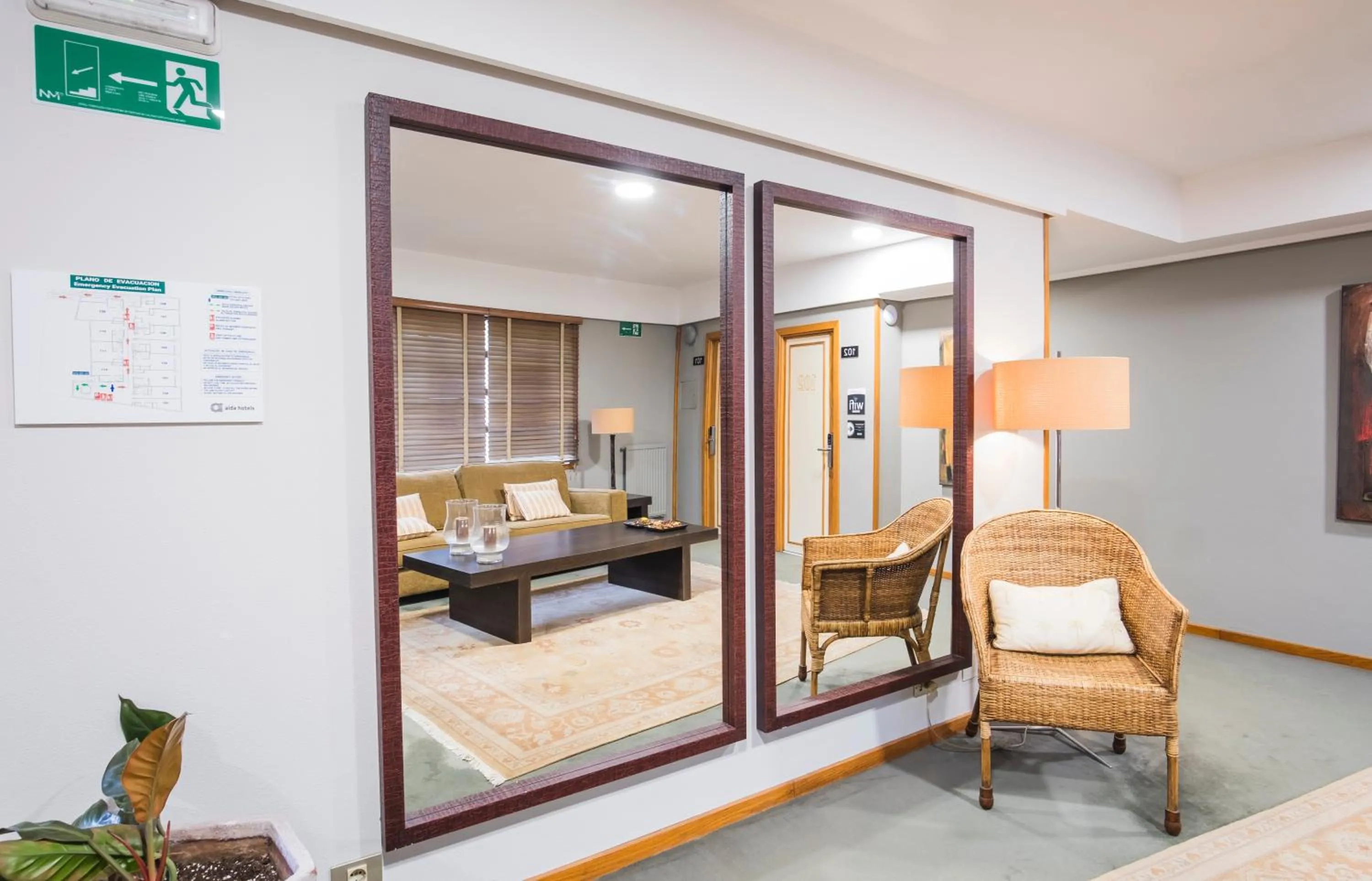 Living room in Hotel Alda Boiro