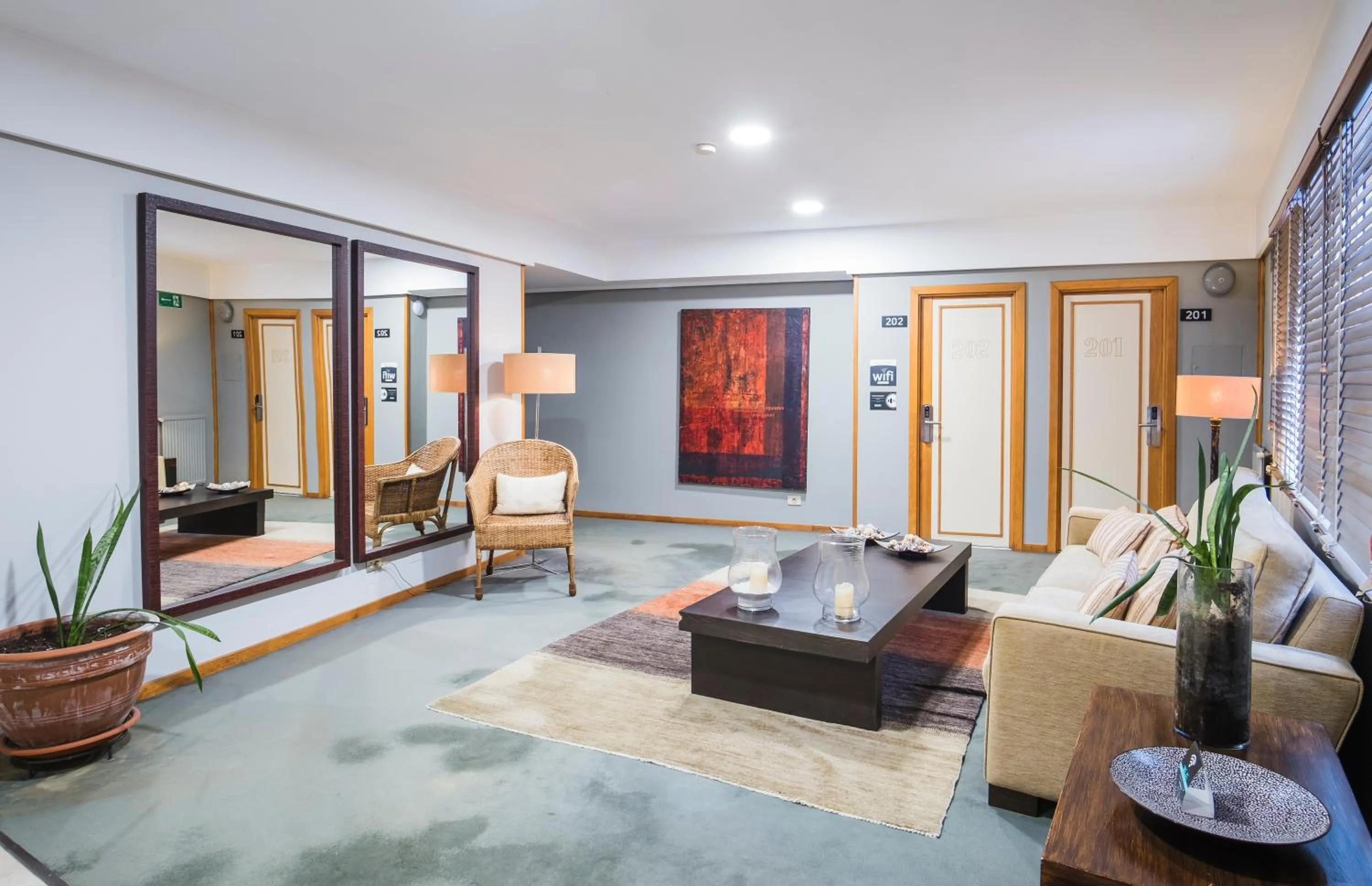 Living room in Hotel Alda Boiro