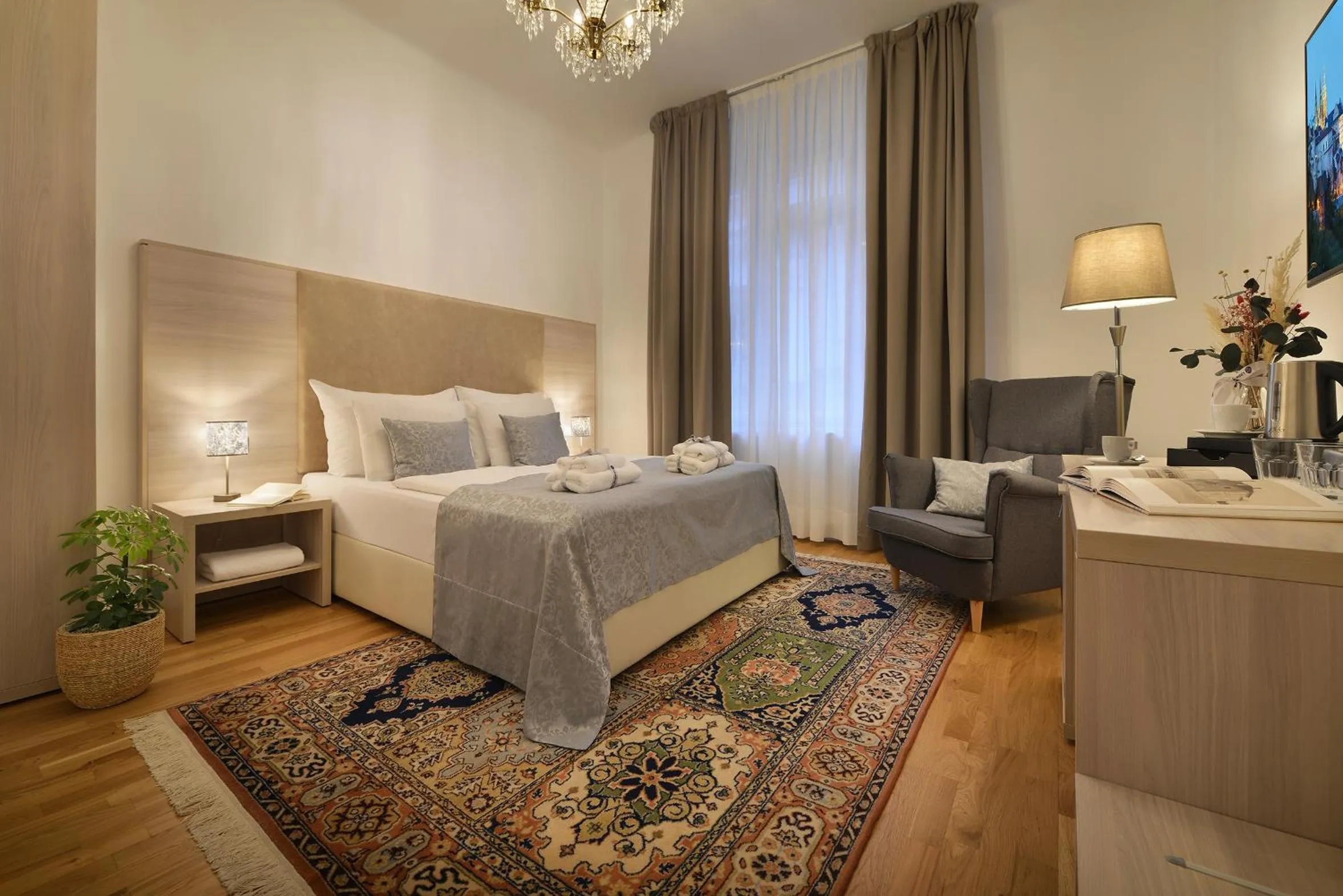 Bed in Old Town Residence by Little King