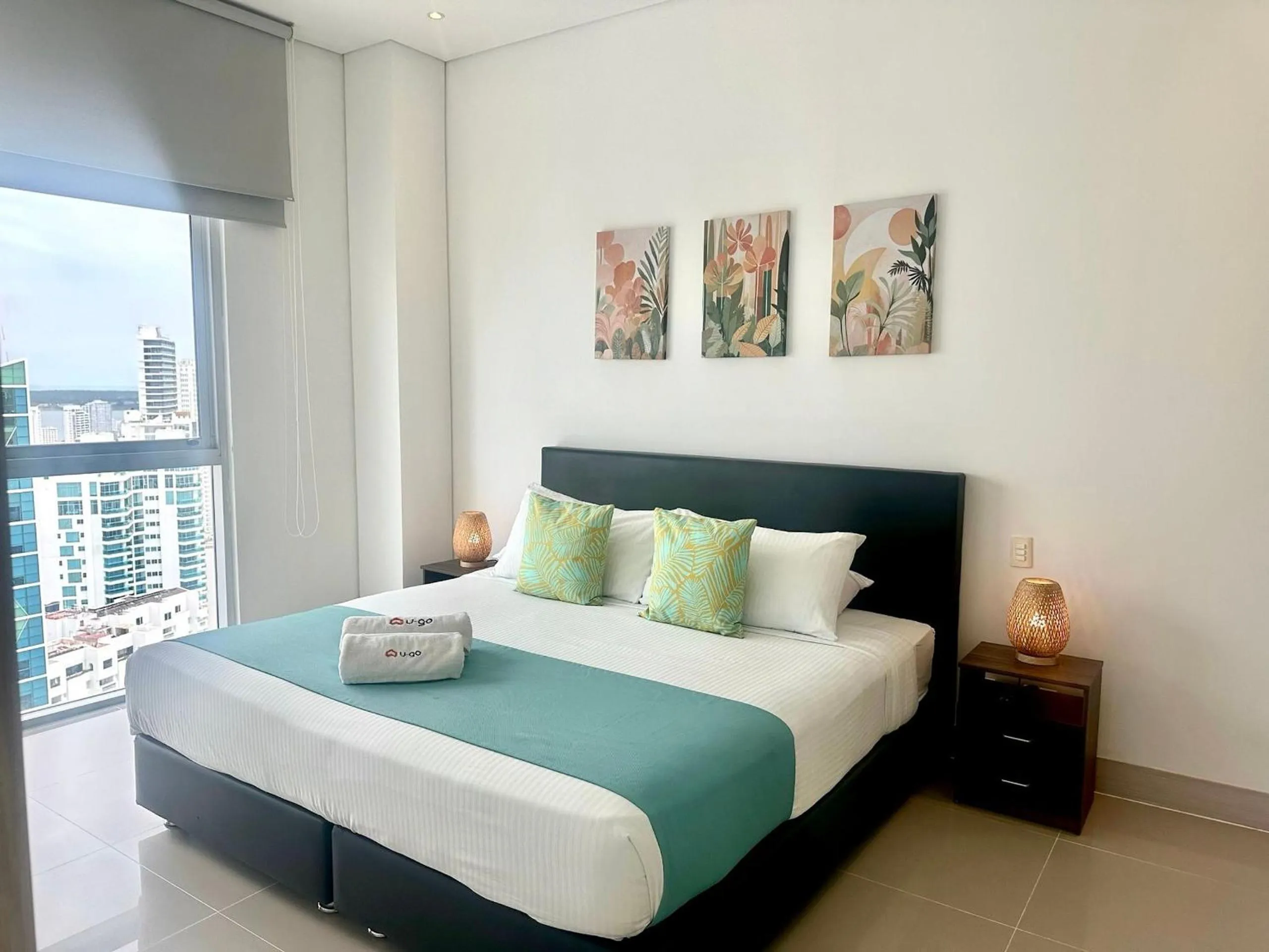 Photo of the whole room, Bed in U-GO Edificio Murano Elite Bocagrande Frente al Mar