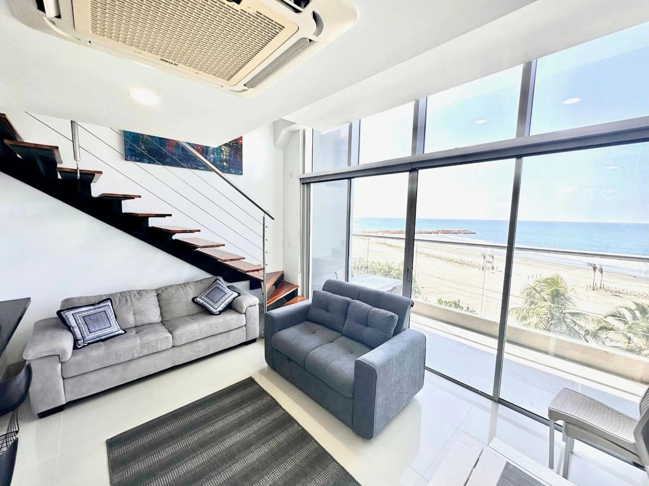 Living room in U-GO Edificio Murano Elite Bocagrande Frente al Mar
