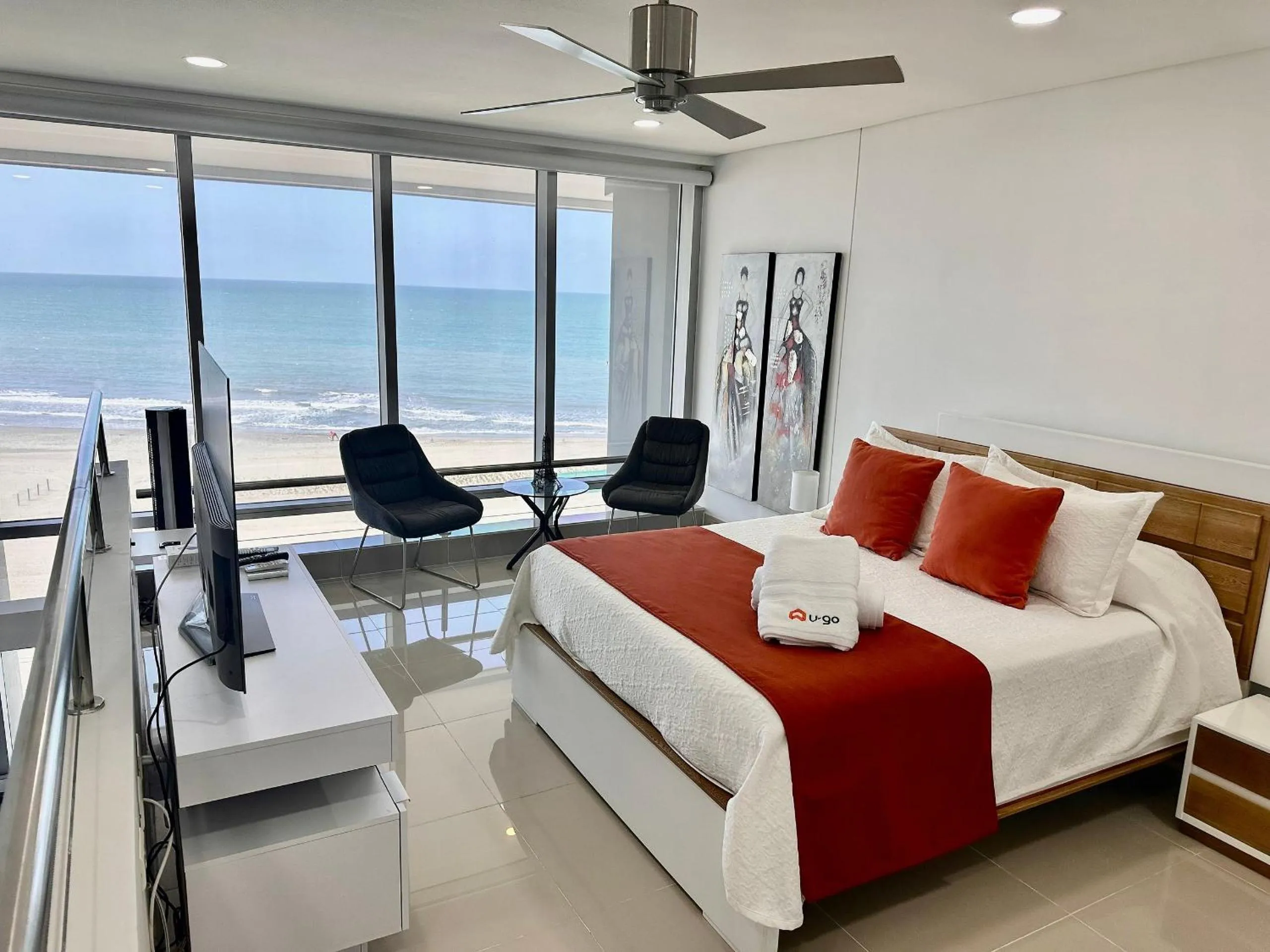 Photo of the whole room, Bed in U-GO Edificio Murano Elite Bocagrande Frente al Mar