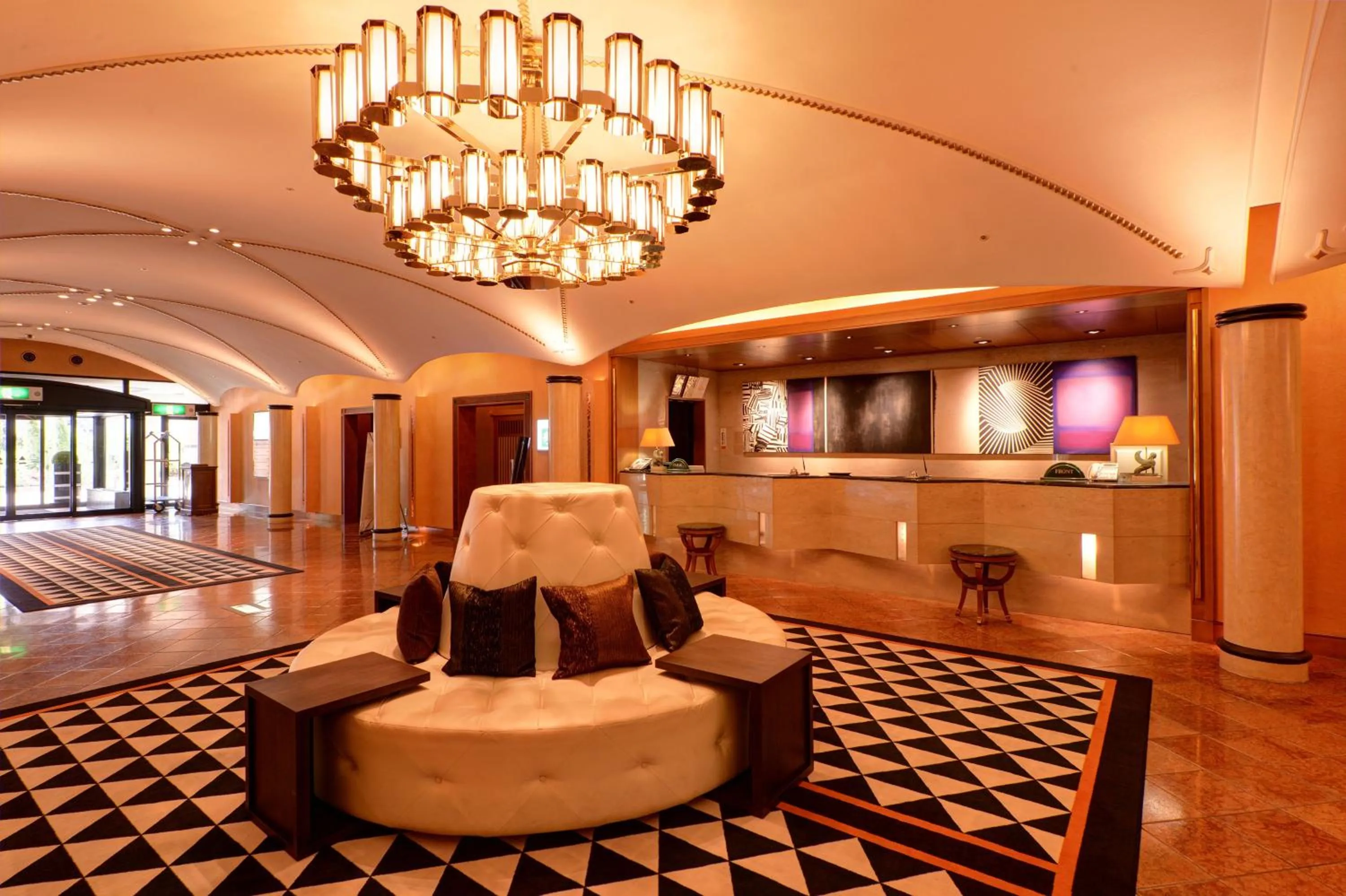Lobby or reception in Hofu Grand Hotel