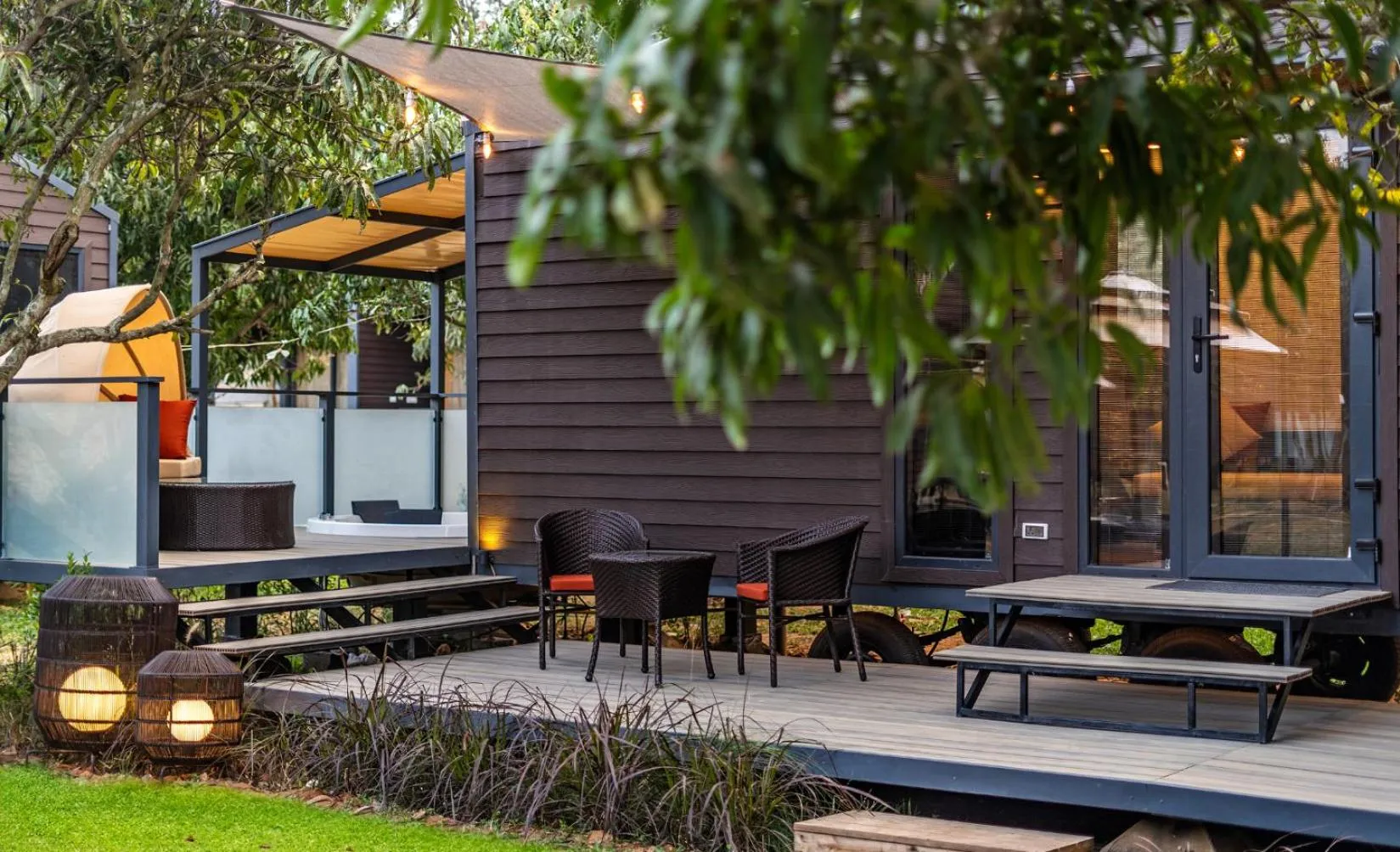 Garden view in Glamp Wilderness