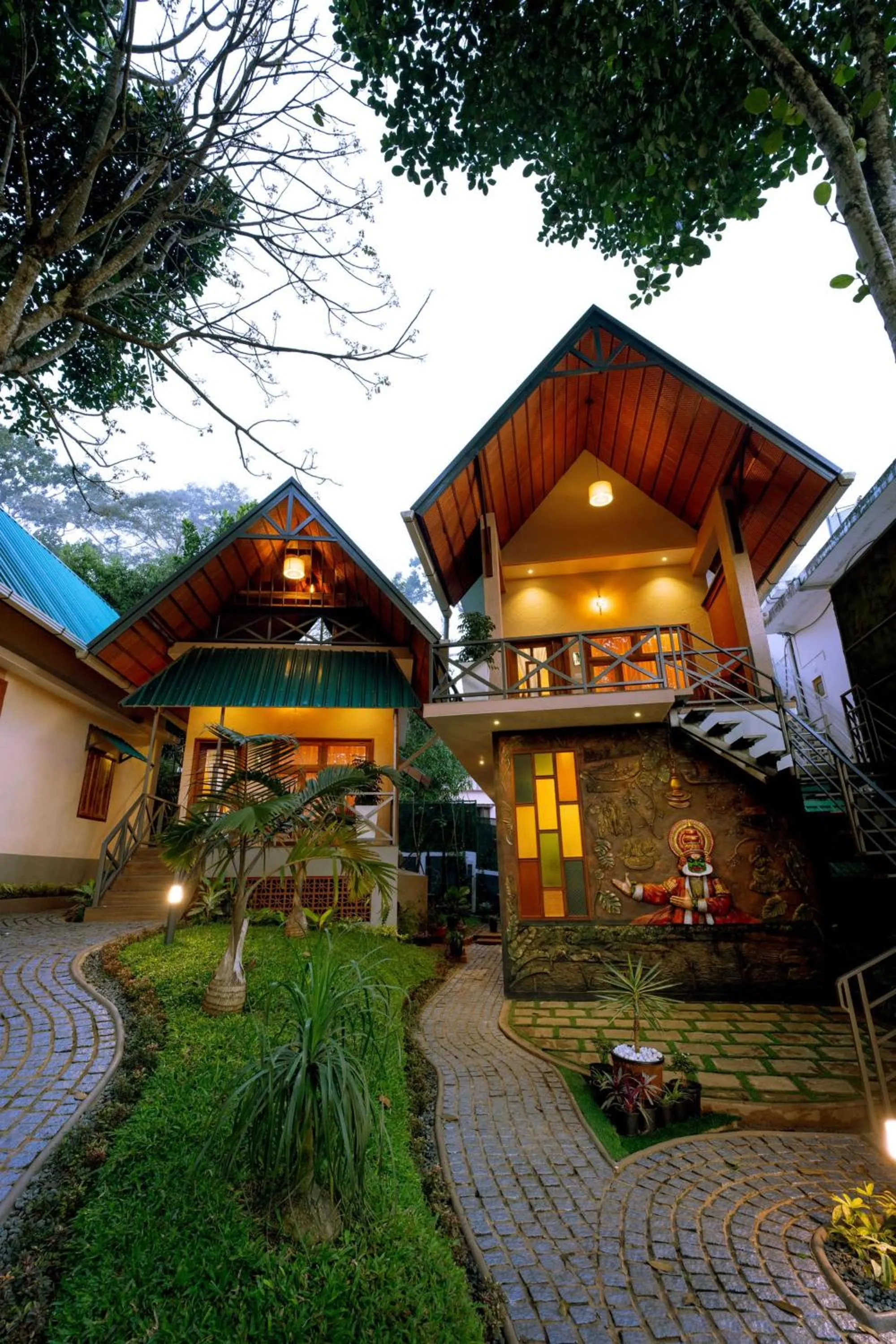 Property building in Casa Bella, Thekkady
