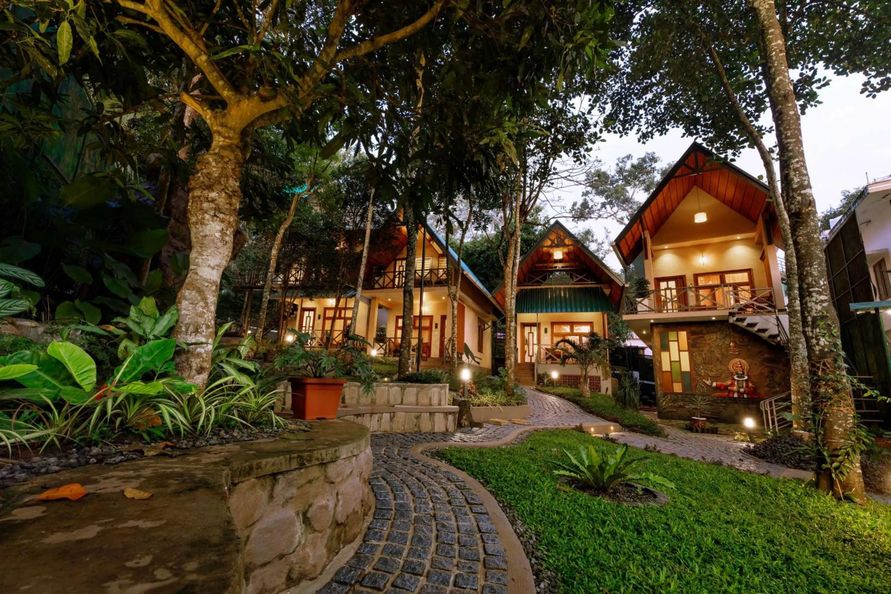 Property building in Casa Bella, Thekkady